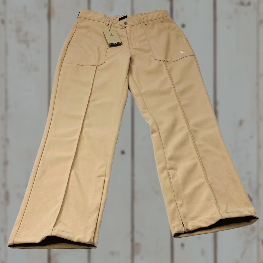 Jordan Brand VINTAGE Air Jordan Woven Pants FN5446 244 Women’s Medium Tan NWT 7650 Size 32" / US 10 / IT 46 - 1 Thumbnail