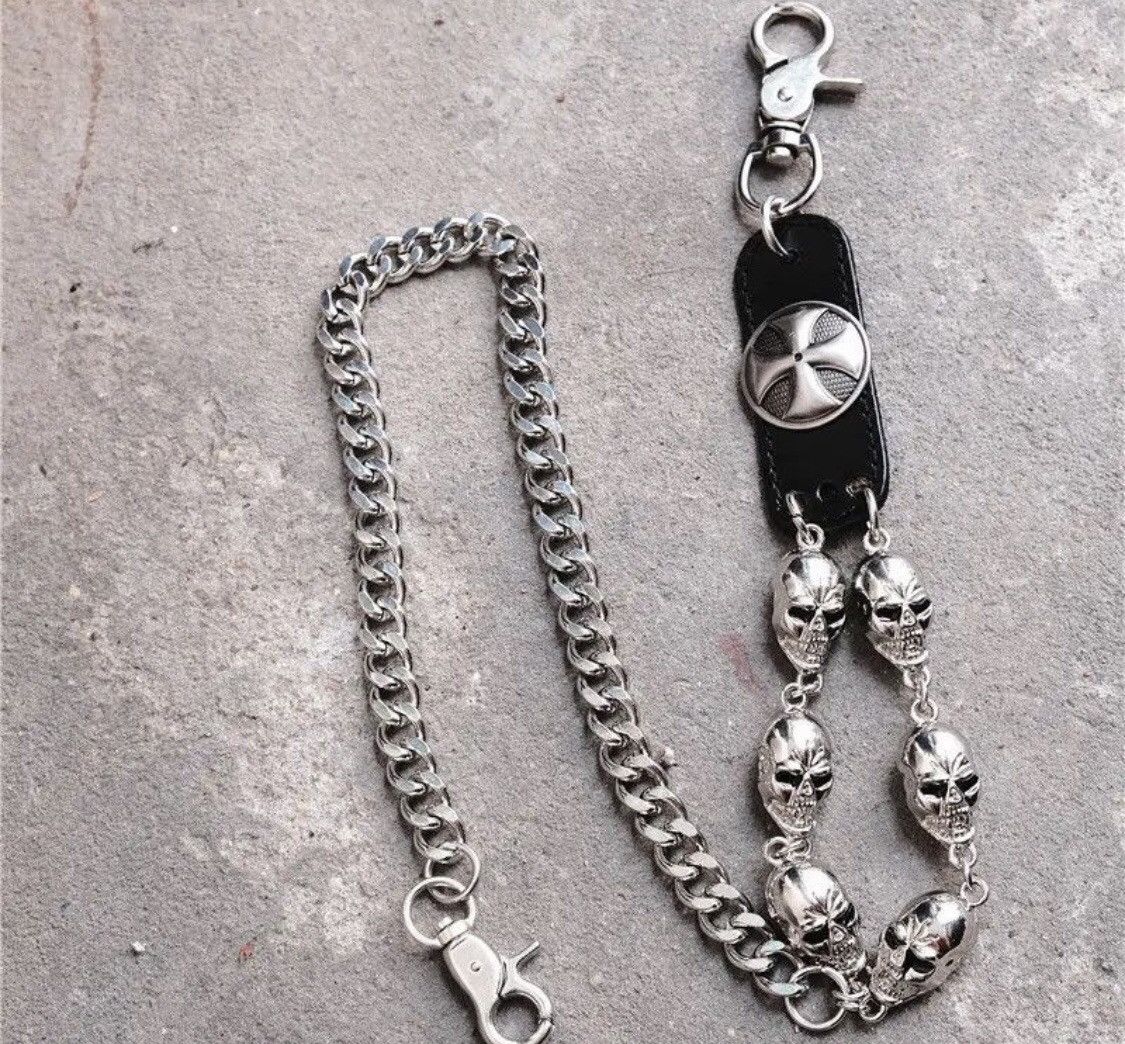 Other Wallet Skull Belts Chain Size ONE SIZE - 4 Thumbnail