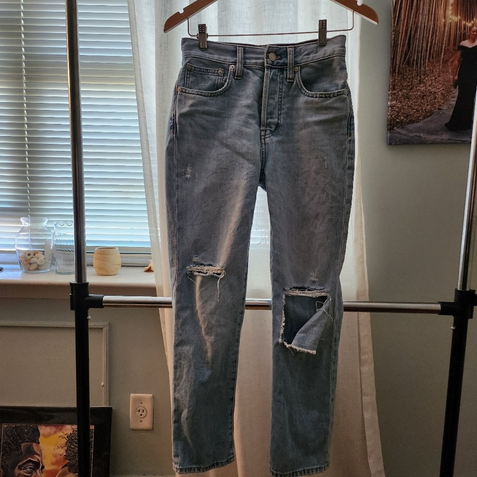 Madewell Madewell The Perfect Vintage Crop Jeans Size 25" / US 0 / IT 36 - 1 Thumbnail
