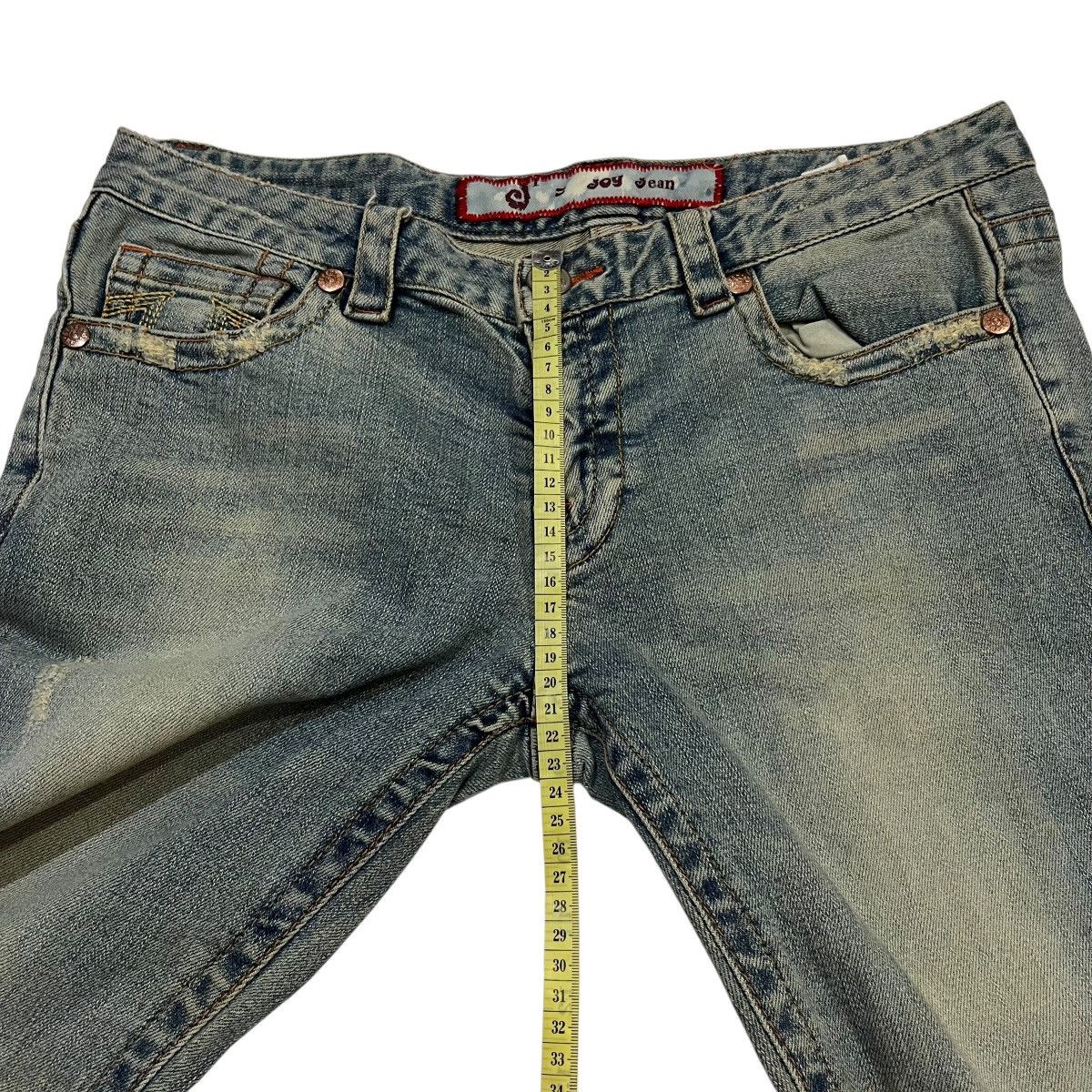 If Six Was Nine Joy Dean Denim Flared Embroidery Girl Size US 31 - 10 Thumbnail