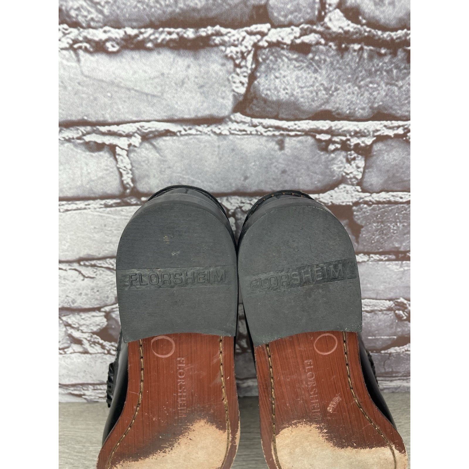 Florsheim Florsheim 1892 Black Leather Slip On Penny Loafers Dress Sho Size US 9 / EU 42 - 7 Thumbnail