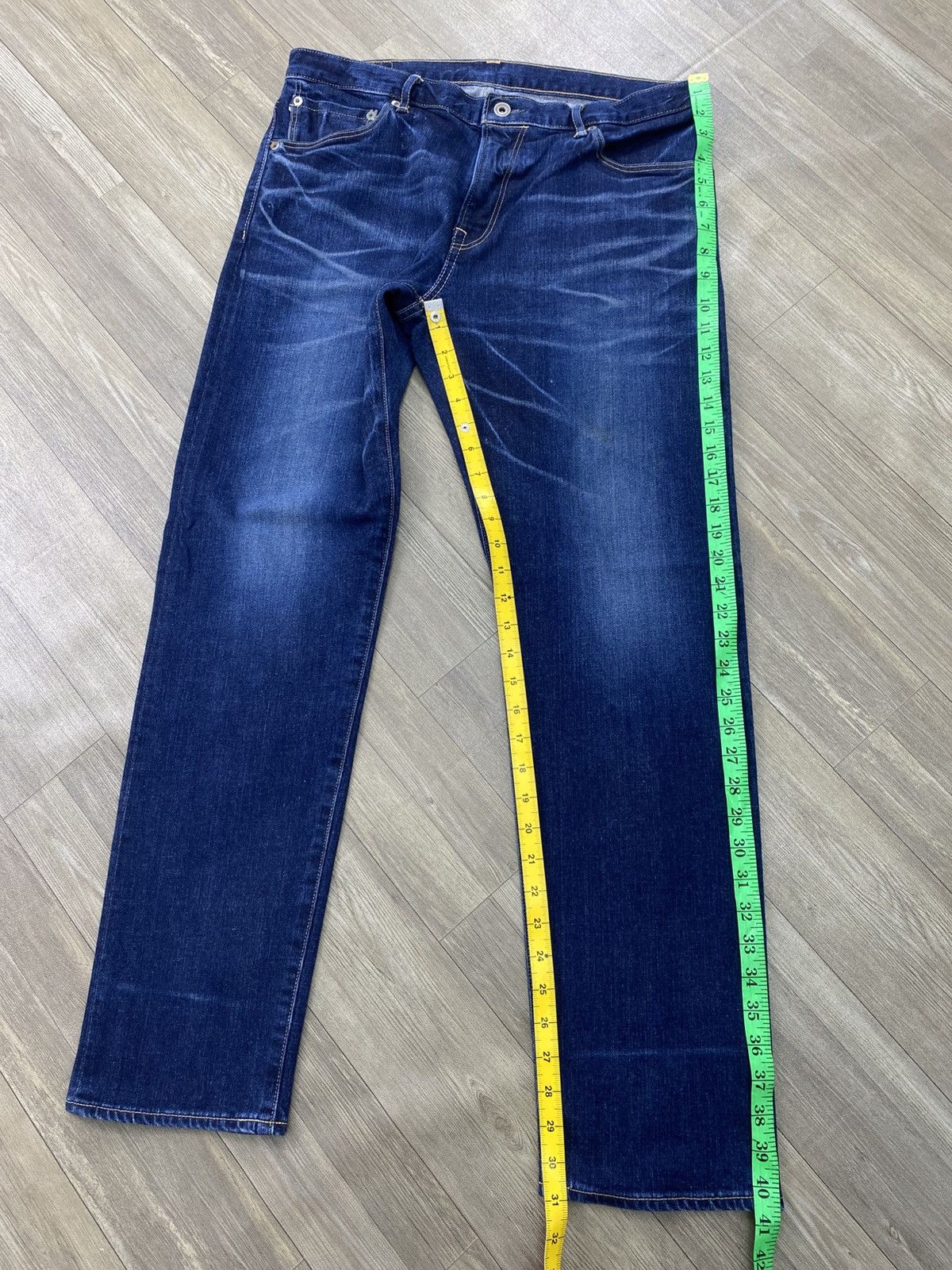 Spellbound Vintage Spellbound Japan Selvedge Denim Faded Blue Jeans Size US 34 / EU 50 - 21 Thumbnail