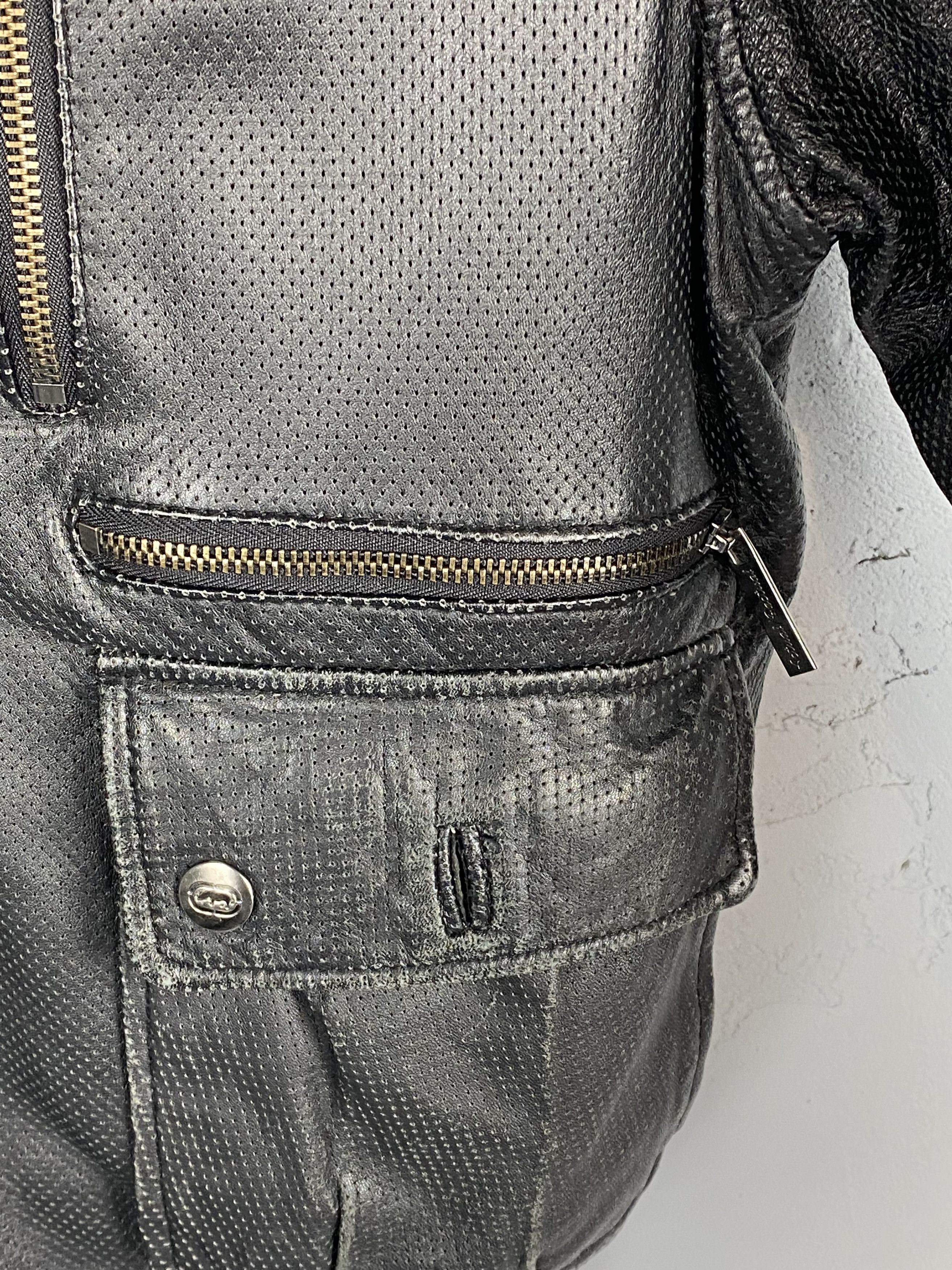 Ecko Unltd. Vintage Ecko Unltd Y2K Leather jacket rap hooded Size US S / EU 44-46 / 1 - 7 Thumbnail
