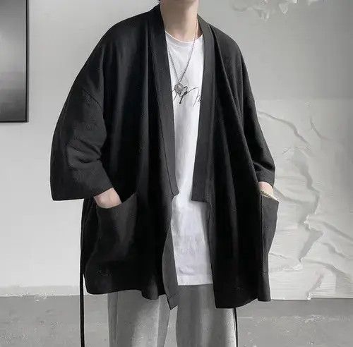 Aran Isles Knitwear × Handmade New Collection Stylish Cardigan Kimono Sweatshirt Jacket Size US L / EU 52-54 / 3 - 1 Thumbnail