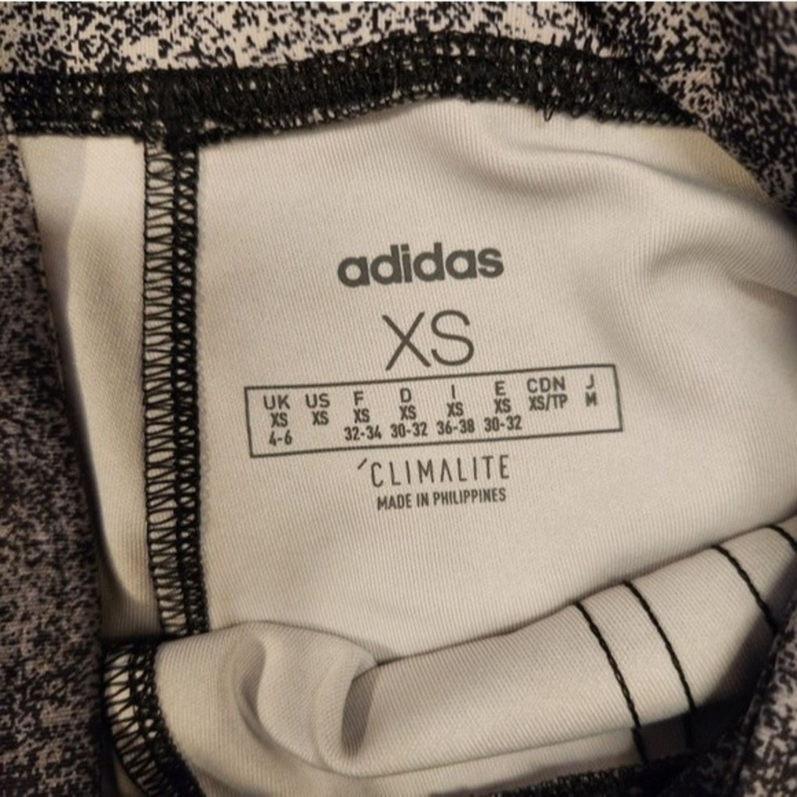 Adidas Adidas Climalite Athletic Stripe High Waist Legging XS Size 26" / US 2 / IT 38 - 6 Thumbnail