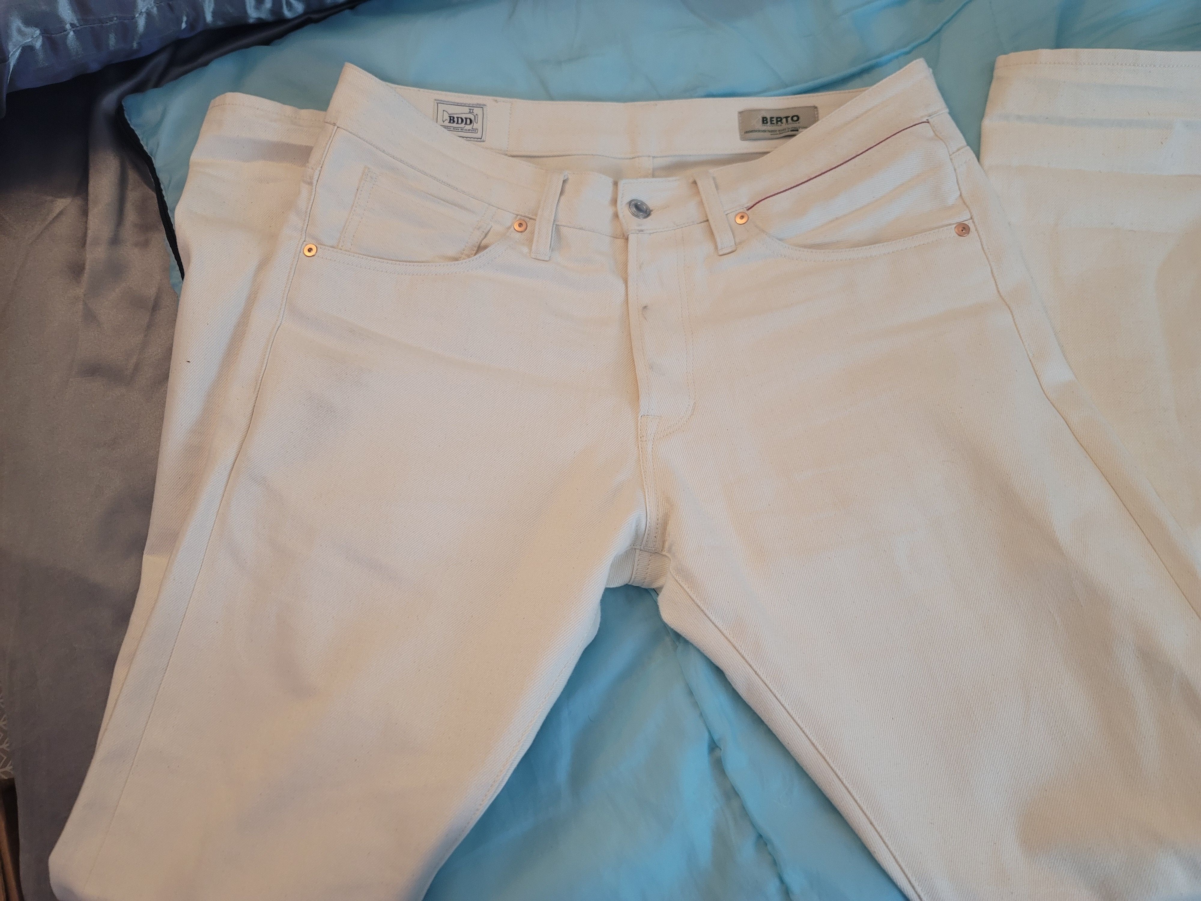 Benzak Denim Developers Benzak Denim Developers (White / 33 / B-10) Size US 33 - 2 Thumbnail