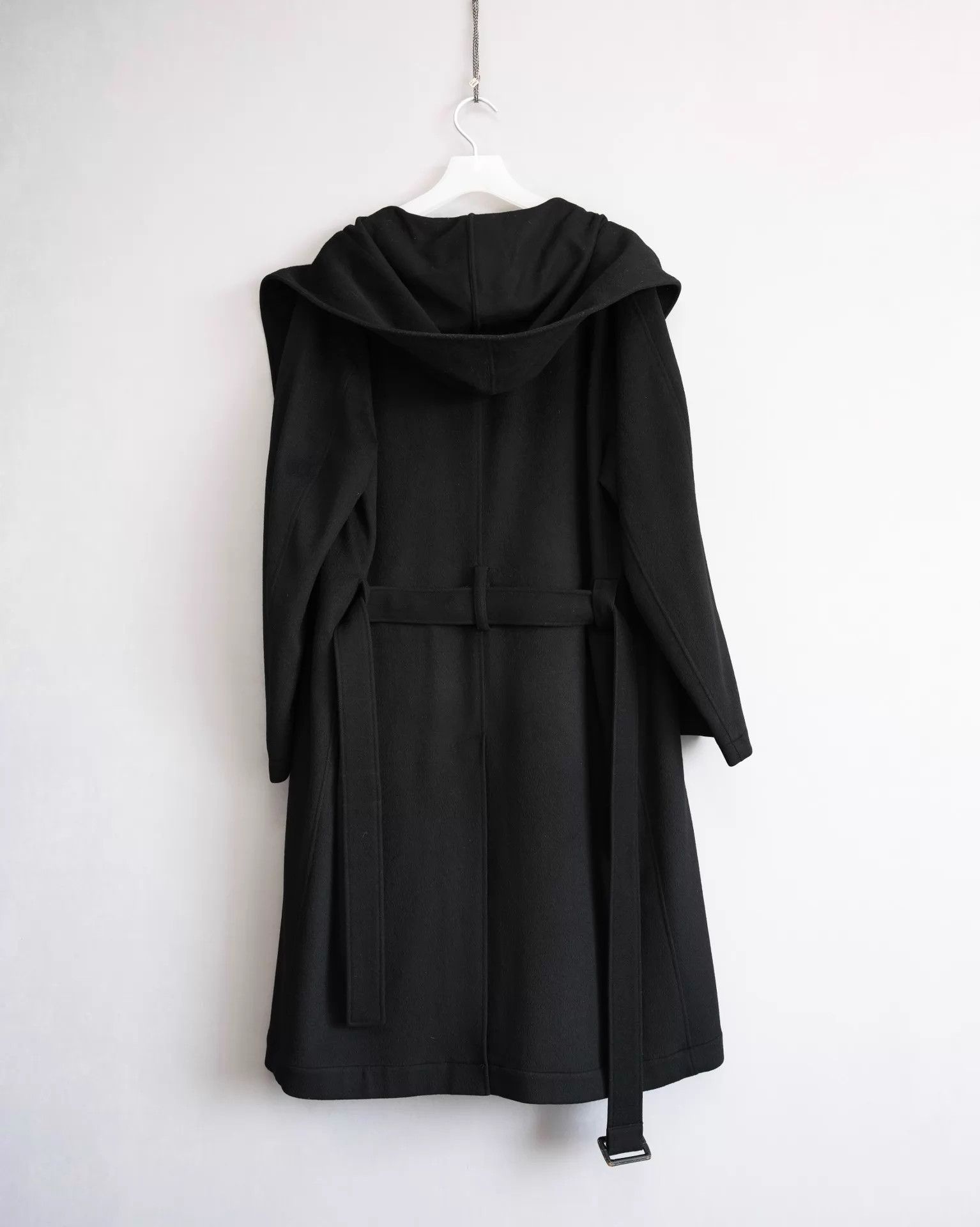 Yohji Yamamoto Yohji Yamamoto Regulation Long Hooded Boxer Coat Size US S / EU 44-46 / 1 - 6 Thumbnail
