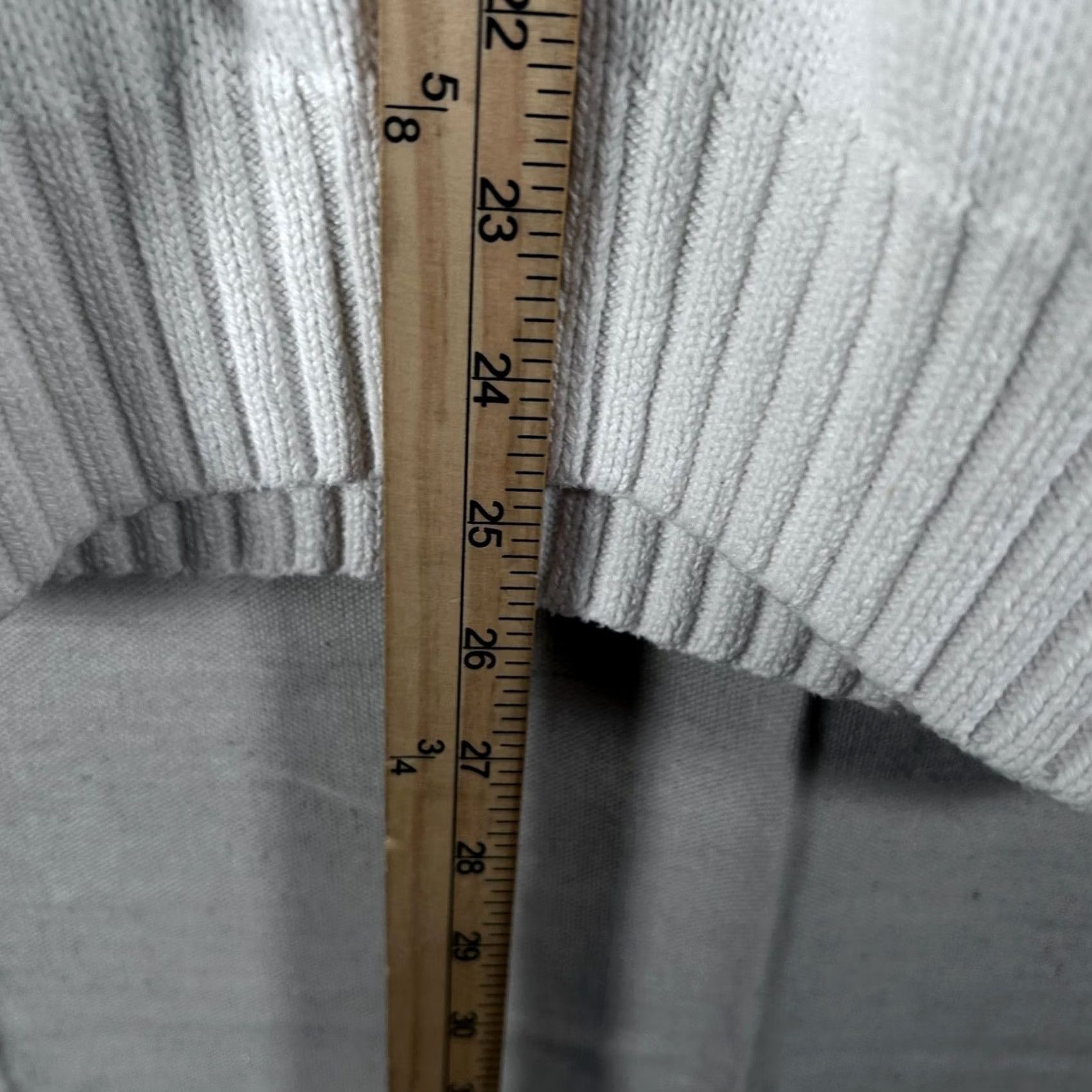 Vintage L.L. Bean Men's LT White Cotton Shaker Stitch Crewneck Sweater USA Made Shirt Pullover Knit Big & Tall Adult Mens Photos Vintage: No Size US L / EU 52-54 / 3 - 4 Thumbnail