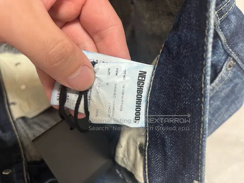 Neighborhood Neighborhood size M Blue Basic Washed Denim Pants Size US 27 - 5 Thumbnail