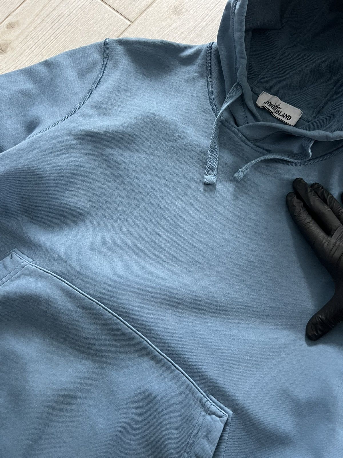 Stone Island Stone Island Hoodie Basic Blue Patch Authentic Size US L / EU 52-54 / 3 - 10 Thumbnail