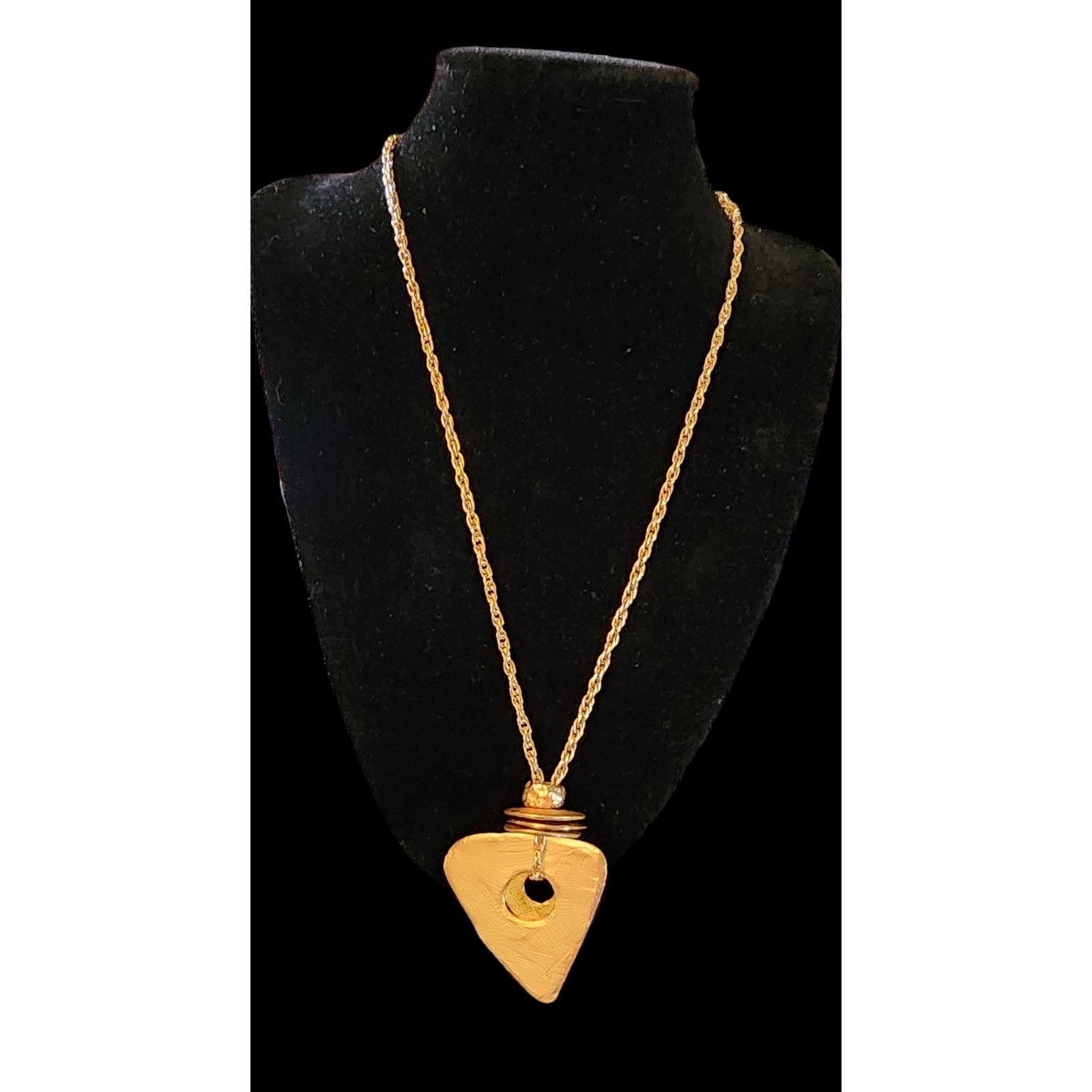 Other Vintage and unique gold tone chain necklace Size ONE SIZE - 2 Thumbnail
