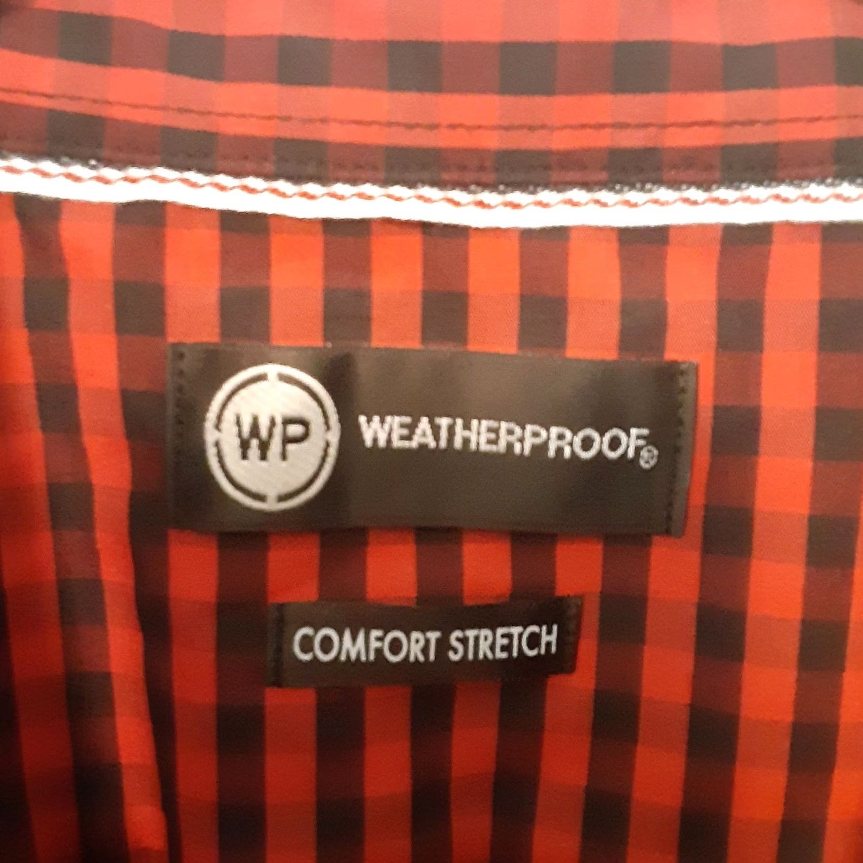 Weatherproof Weatherproof Shirt Mens M Red Plaid Short Sleeve Button-Down Stretch Washable Cotton Blend Casual Workwear Travel Modern" Size US M / EU 48-50 / 2 - 4 Thumbnail