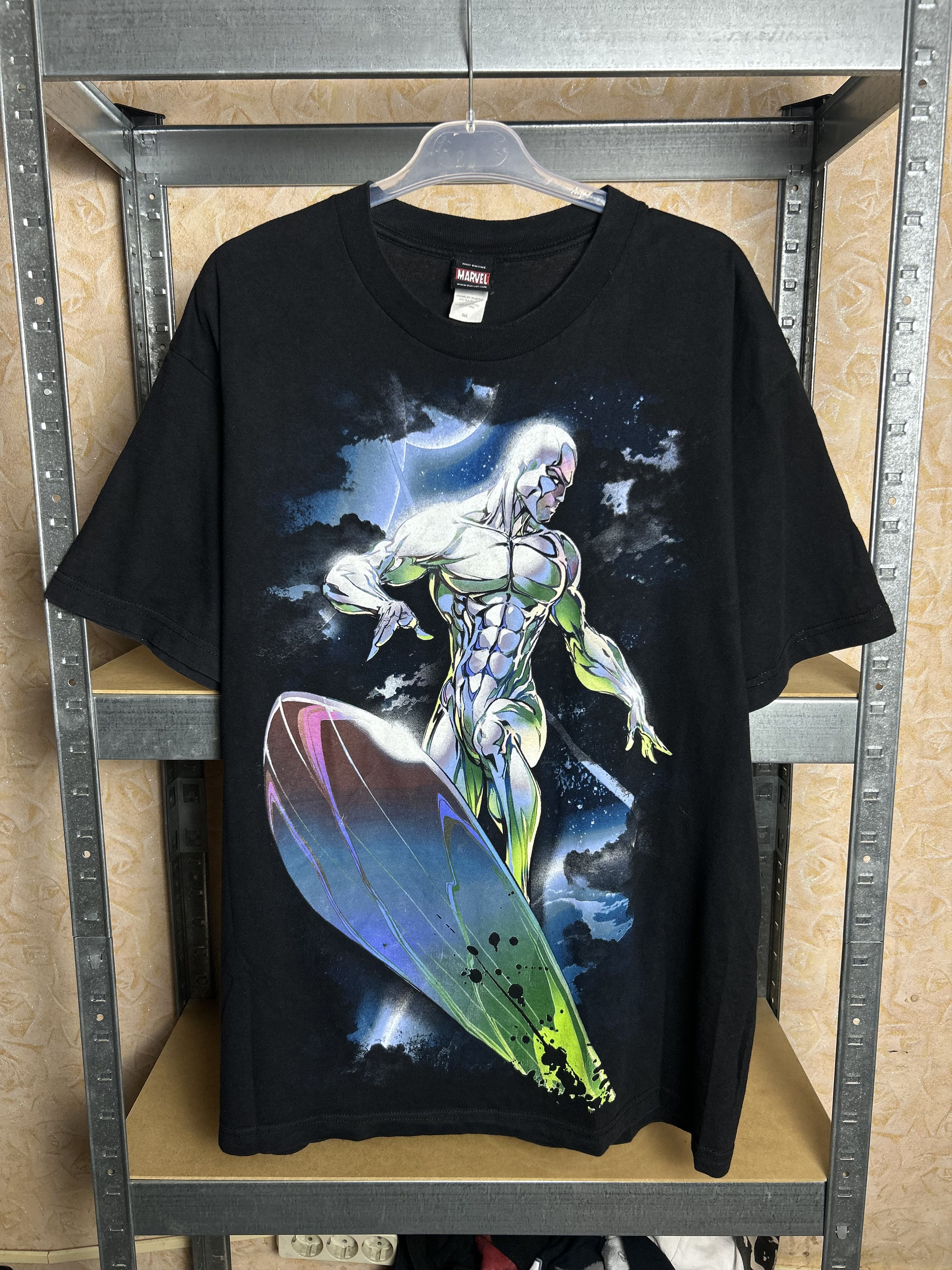 Marvel Comics Vintage 2000s Silver Surfer Mad Engine Marvel Comics T-shirt Size US L / EU 52-54 / 3 - 1 Thumbnail