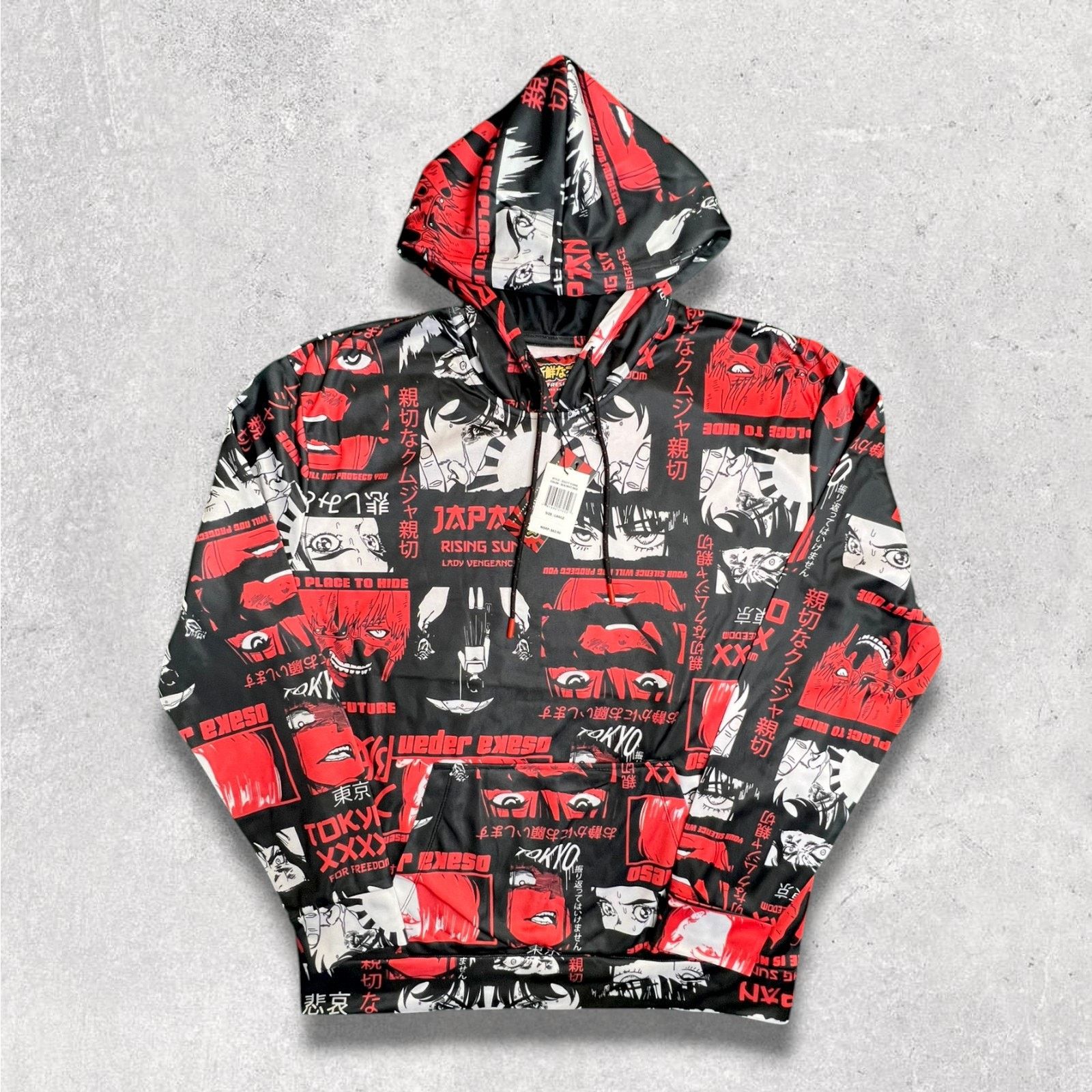 Other Drill Clothing Co. Tokyo Japan Anime Hoodie [Size Large] Size US L / EU 52-54 / 3 - 1 Thumbnail