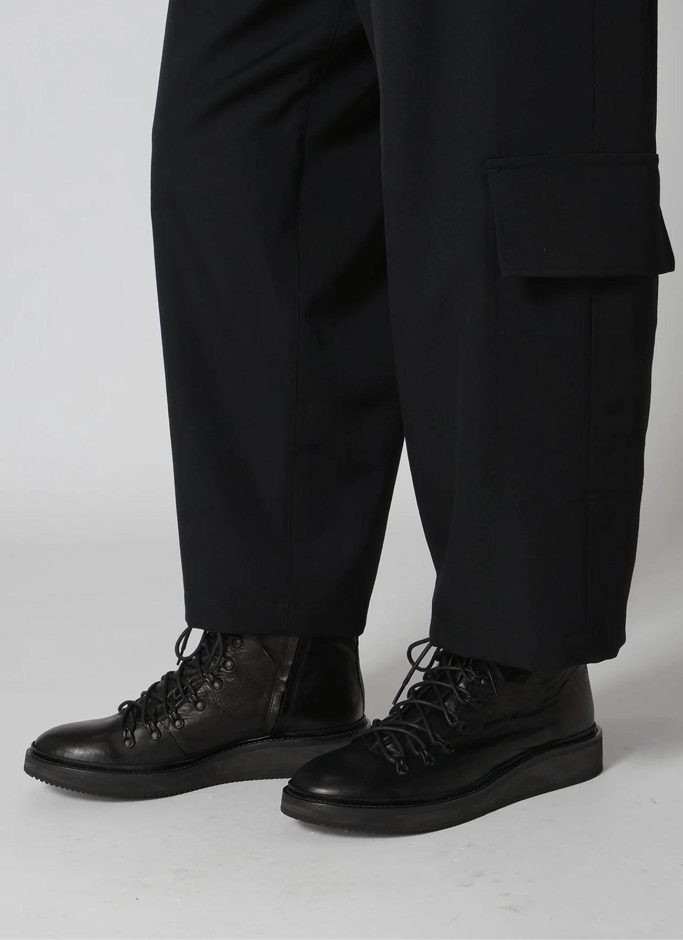 Yohji Yamamoto Yohji Yamamoto Pour Homme - W/GABARDINE FRONT TUCK PANTS Size US 30 / EU 46 - 13 Thumbnail