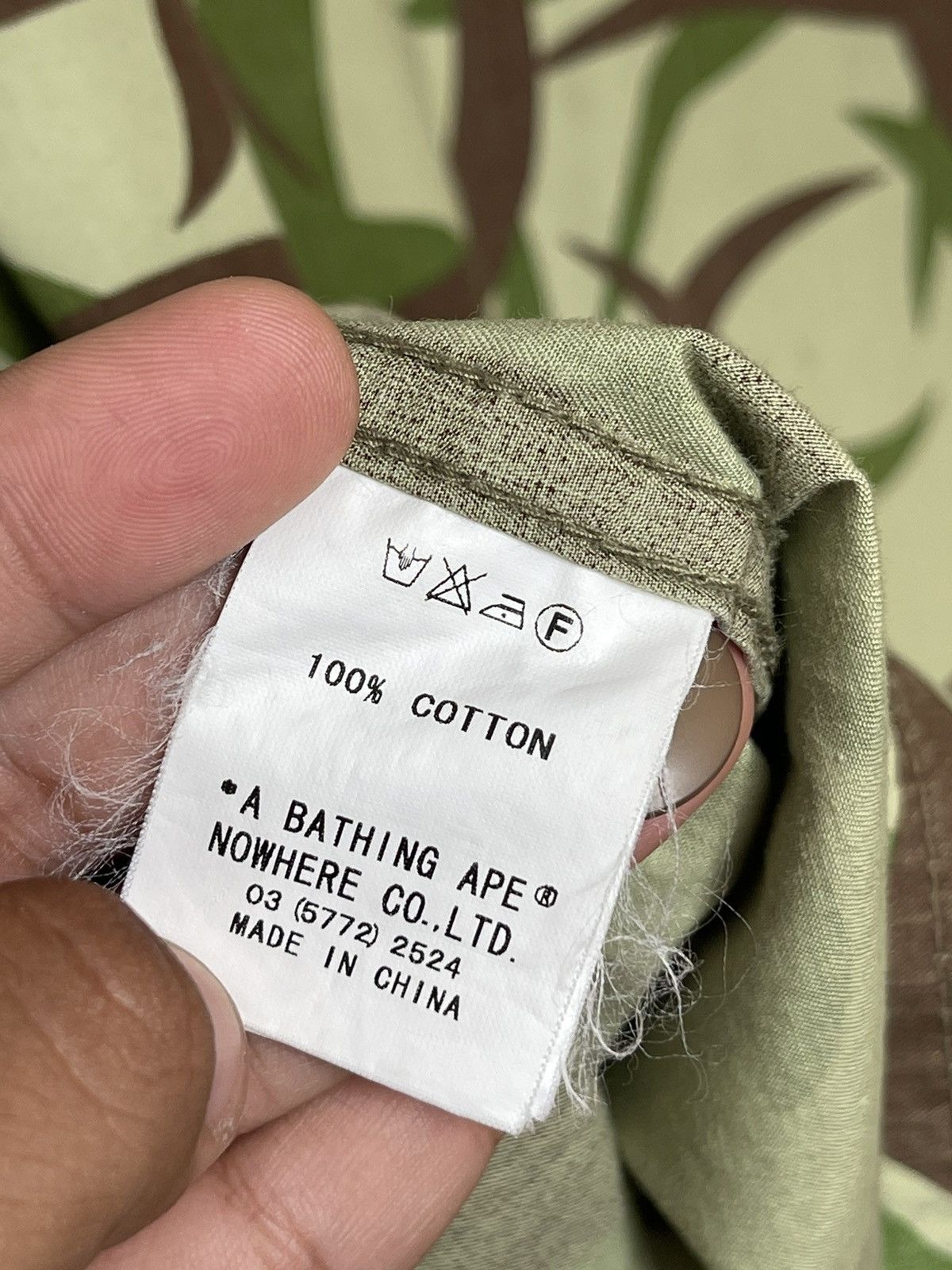Bape A Bathing Ape Bape Tribal Camo BDU Work Jacket Size US L / EU 52-54 / 3 - 9 Thumbnail