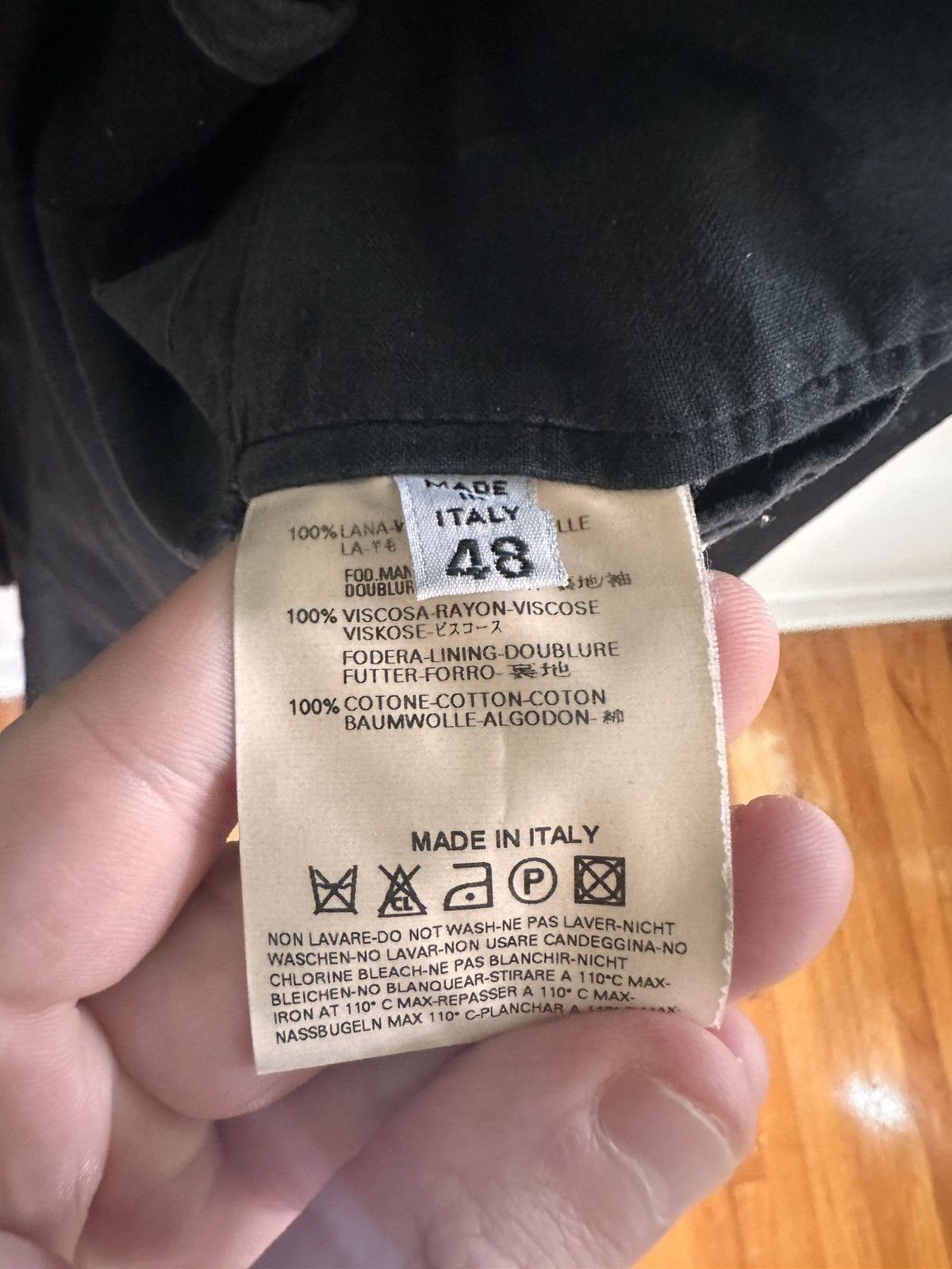 Maison Margiela Men’s Wool Blazer Size 38R - 3 Thumbnail