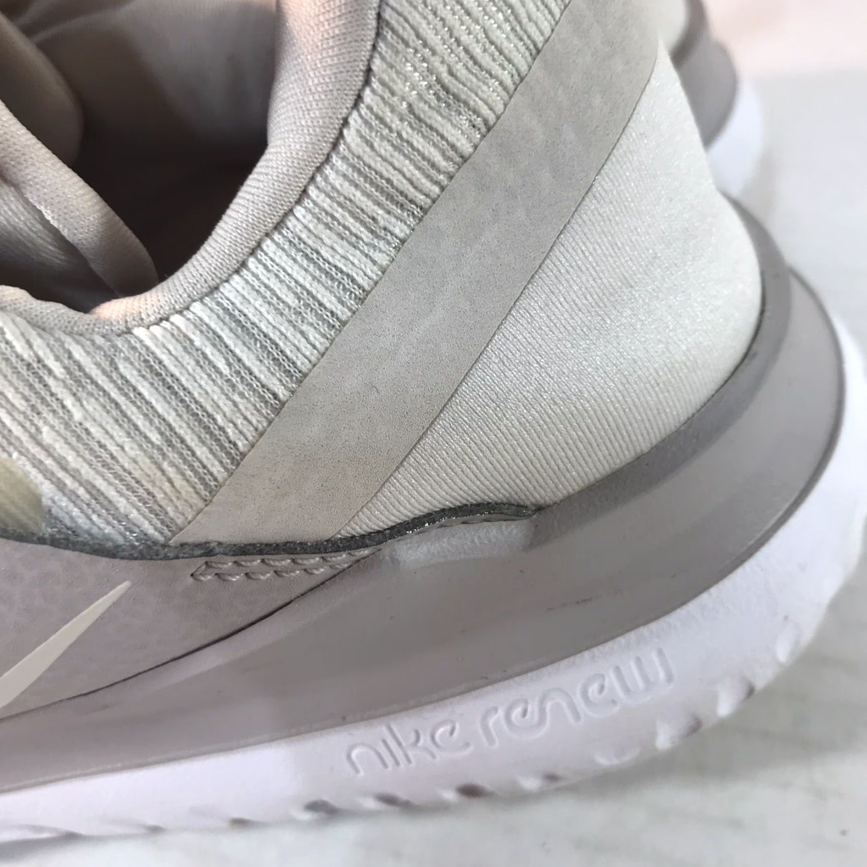 Nike Nike Renew Womens Sneakers Athletic Lace Up Low Top Casual Activewear Size 8 Beige Size US 8 / IT 38 - 2 Thumbnail