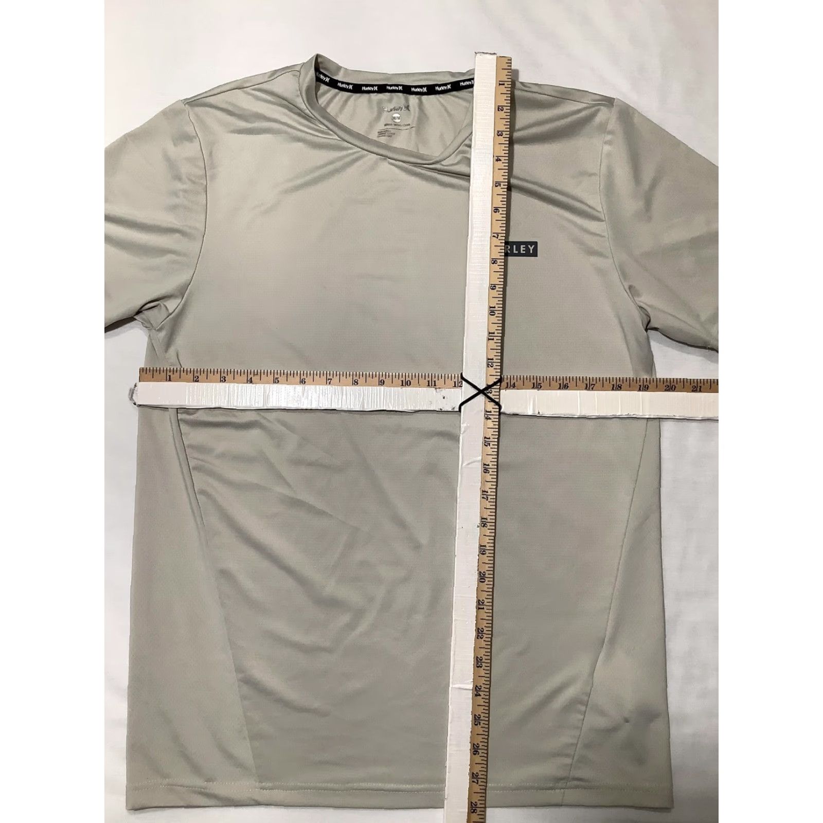 Hurley Hurley Shirt Mens Medium Gray Performance Stretch Athletic Short Sleeve Crewneck Shirt Size US M / EU 48-50 / 2 - 7 Thumbnail