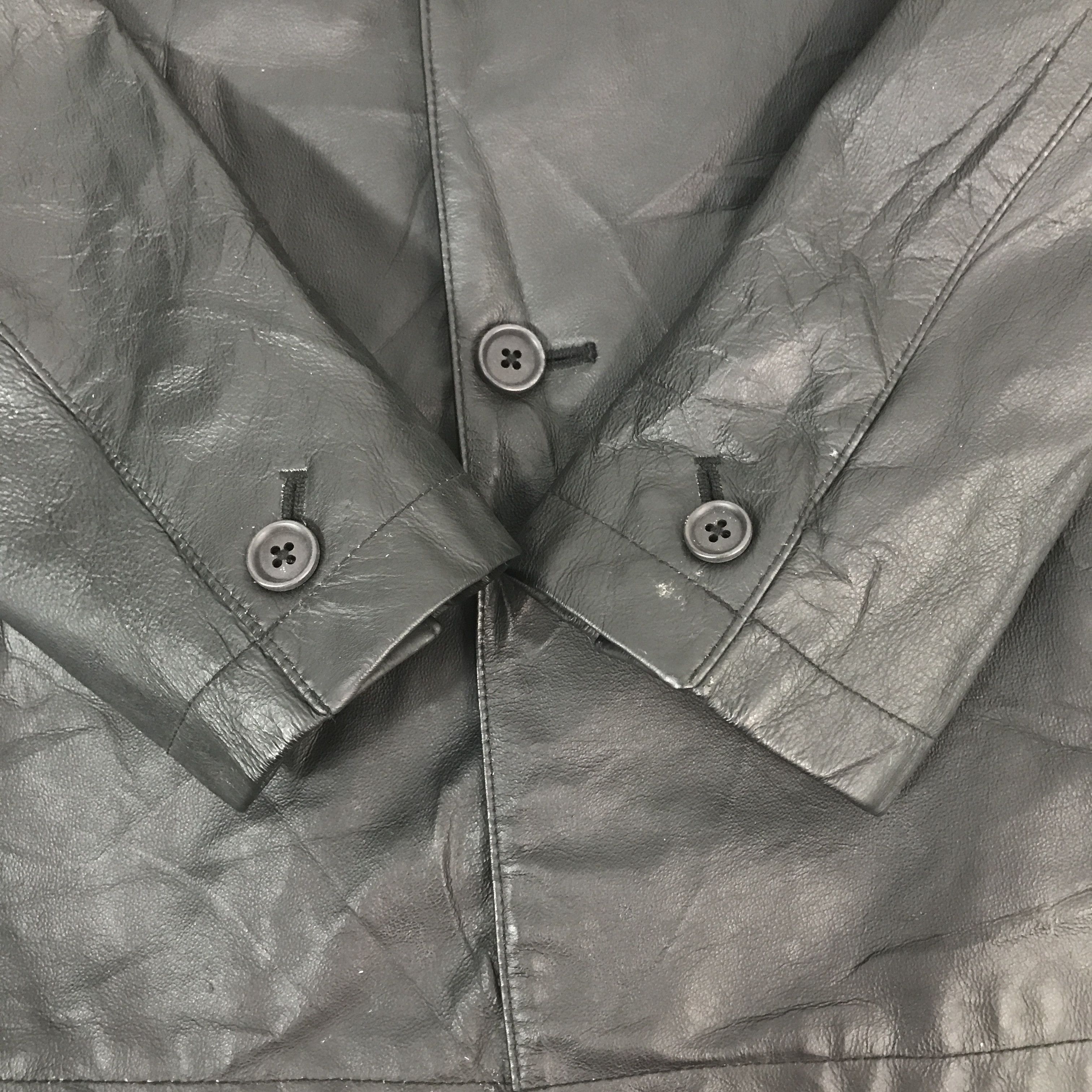 Japanese Brand Vintage Abx Leather Coat Jacket K65B5 Size US M / EU 48-50 / 2 - 8 Thumbnail