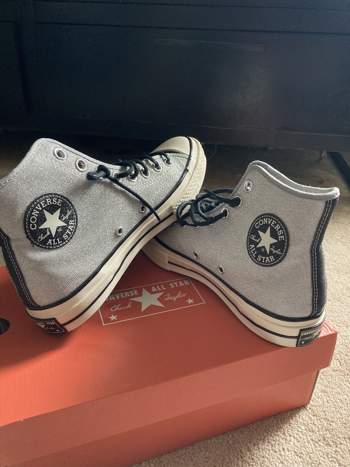 Converse Converse Reflective High Top Sneaker Size US 9.5 / IT 39.5 - 1 Thumbnail