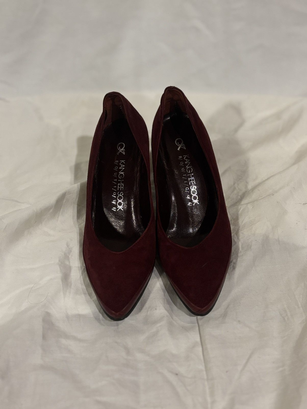 Other Burgundy Suede Pumps.wf494 Size US 6 / IT 36 - 3 Thumbnail