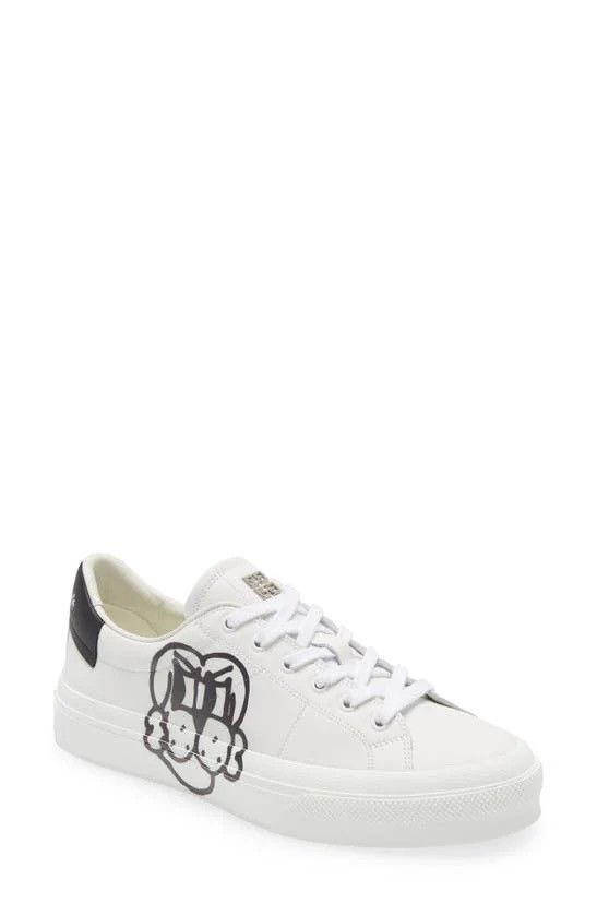 Givenchy Givenchy Chito City Court Dog Print Low Top