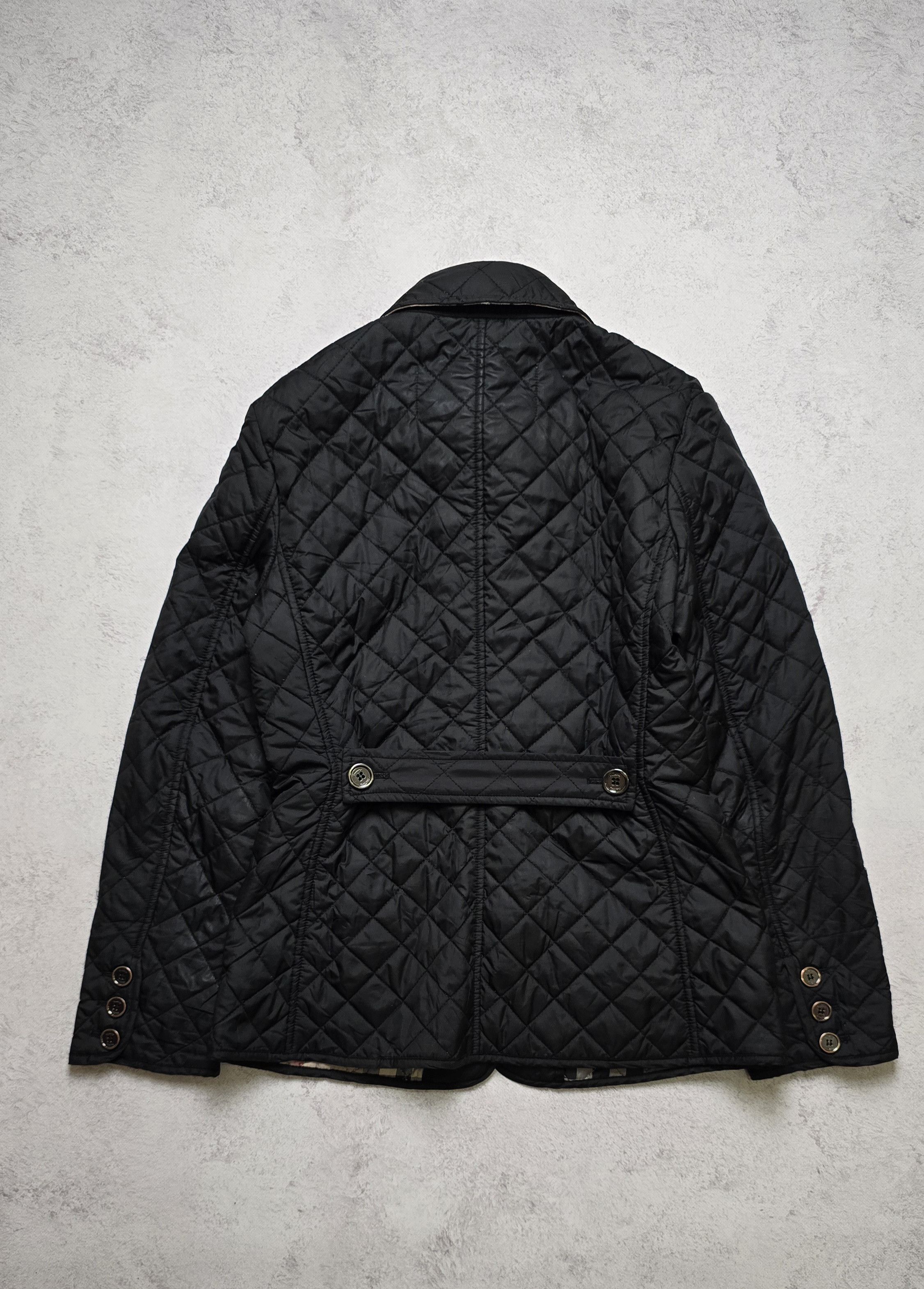 Burberry Burberry Brit Women’s Black Quilted Jacket Nova Check Size XS / US 0-2 / IT 36-38 - 2 Thumbnail