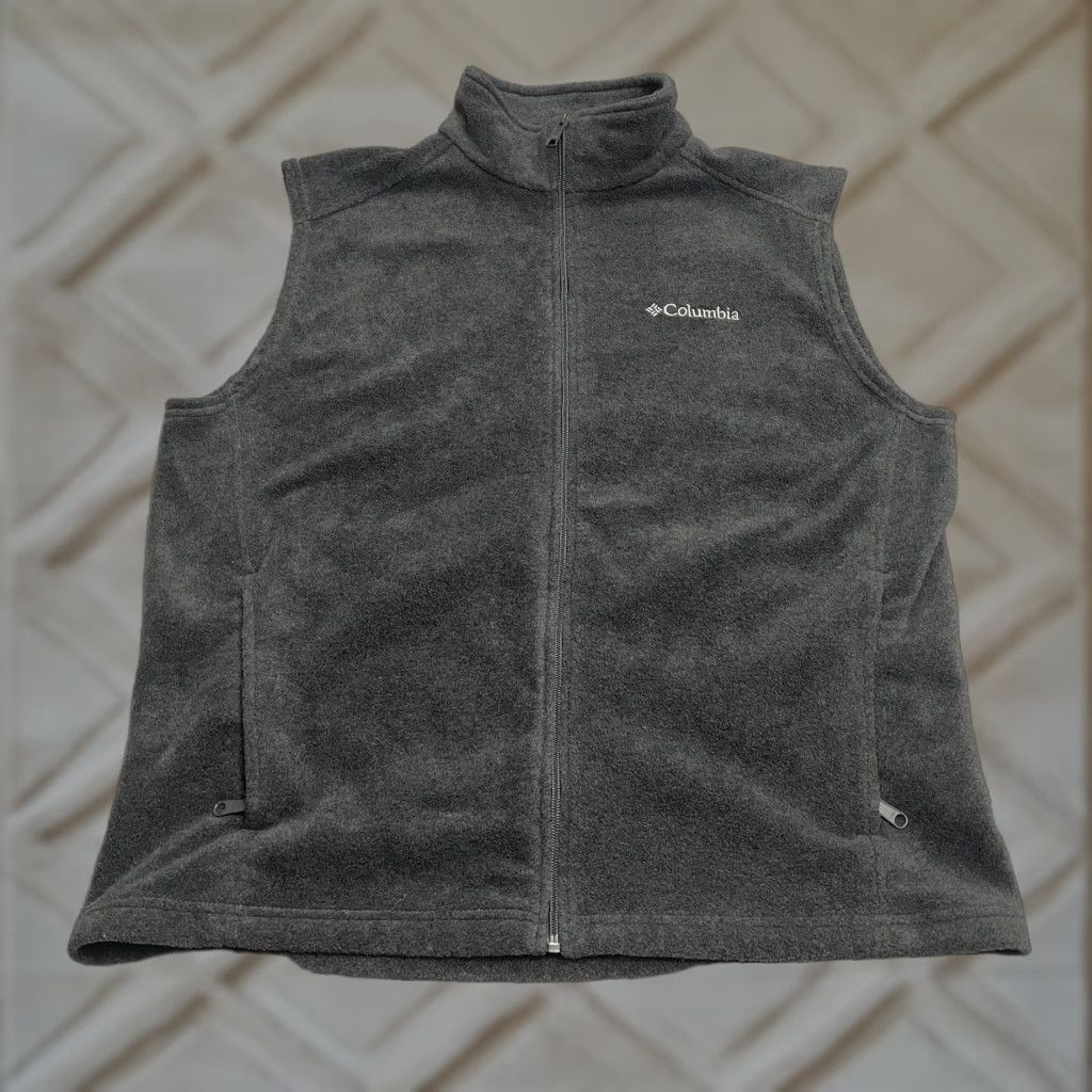 Vintage Columbia Steens Mountain Vest Mens Large Black Fleece Full Zip Outdoor Hiking Size US L / EU 52-54 / 3 - 1 Thumbnail
