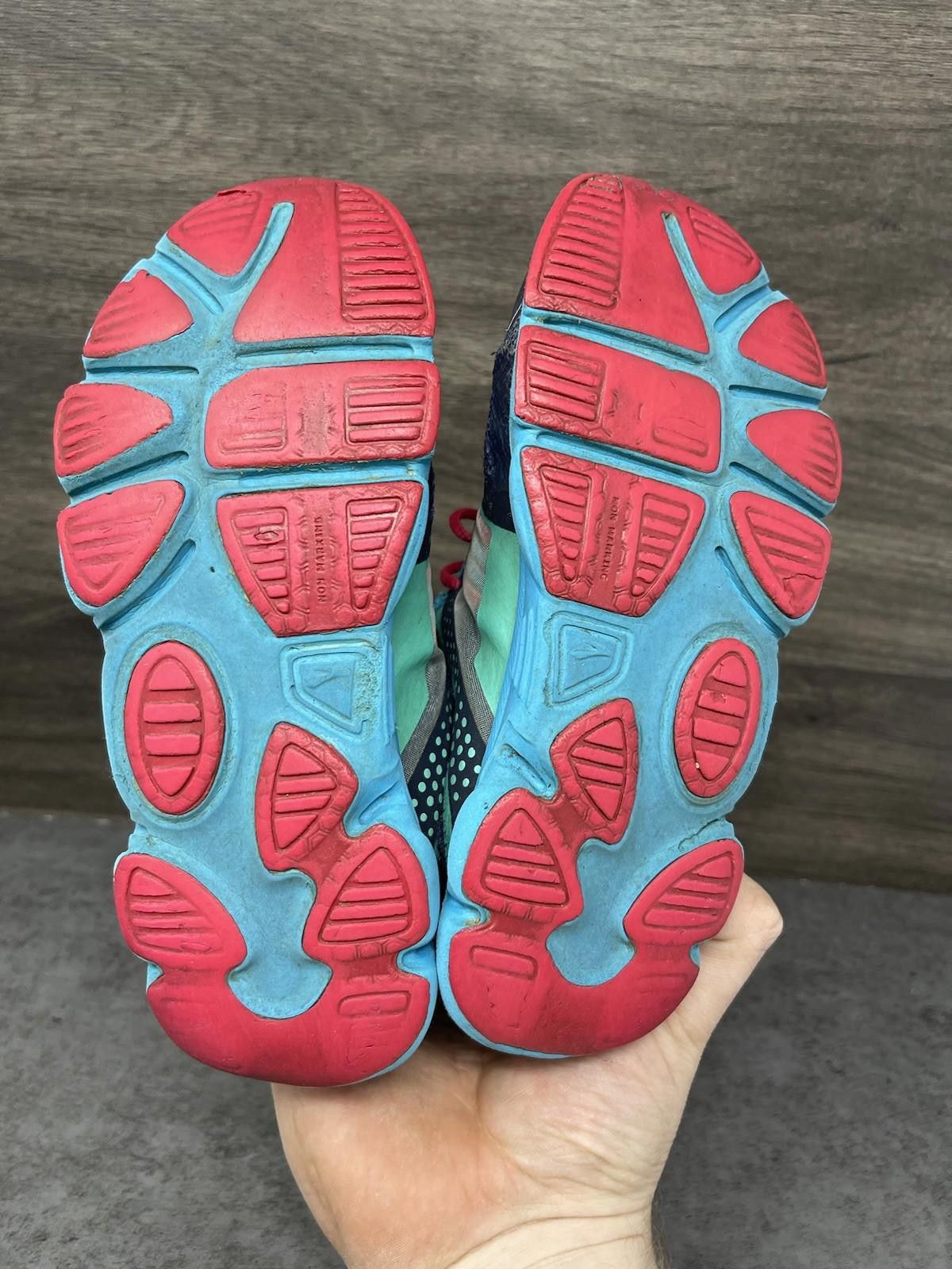 Brooks Brooks Pureflow Shoes Kids Size 1 Blue Pink Sneakers Size US 4 / IT 34 - 5 Thumbnail