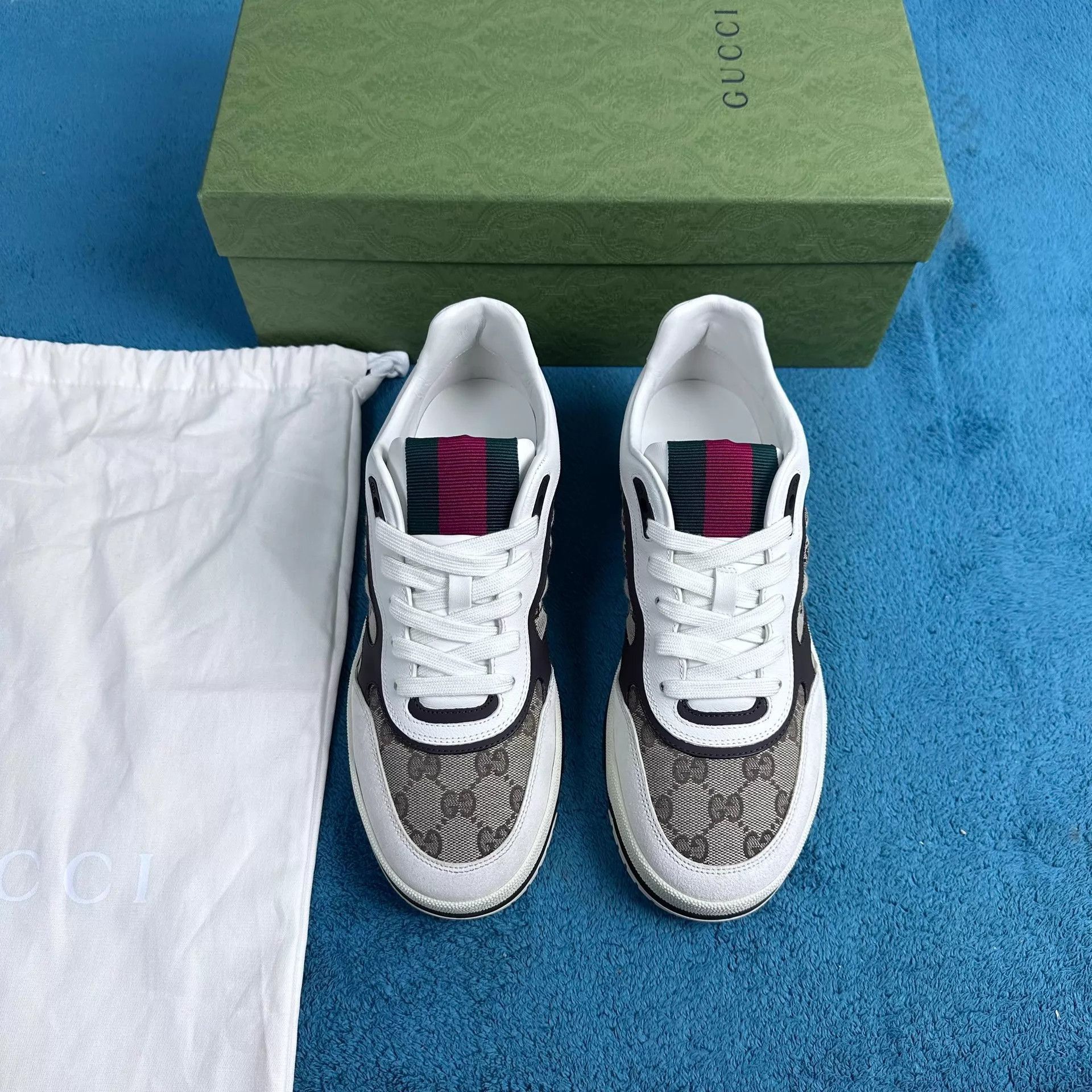 Gucci Brown Low-Top Sneakers Size 8.5 Size US 8.5 / EU 41-42 - 1 Thumbnail