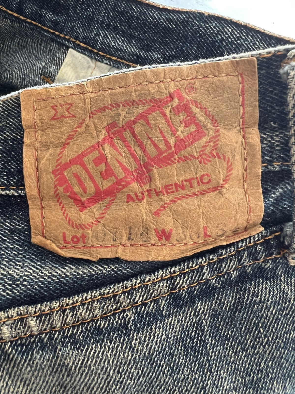 Denime Vintage Denime Authentic Selvedge Denim Jeans Made In Japan Size US 36 / EU 52 - 12 Thumbnail