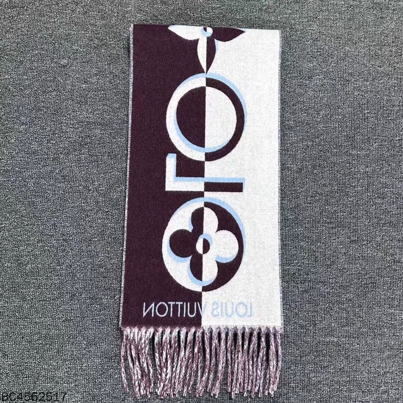 Louis Vuitton Louis Vuitton Reversible Logo Scarf -2505 Size ONE SIZE - 2 Thumbnail