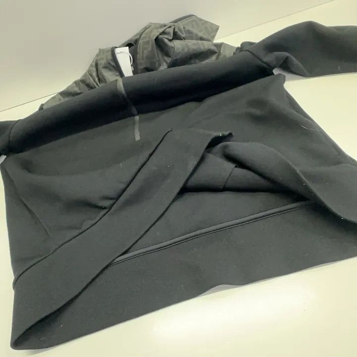 Fendi Fendi Black Zip Hooded Jacket for Men -2507 Size US XXL / EU 58 / 5 - 6 Thumbnail