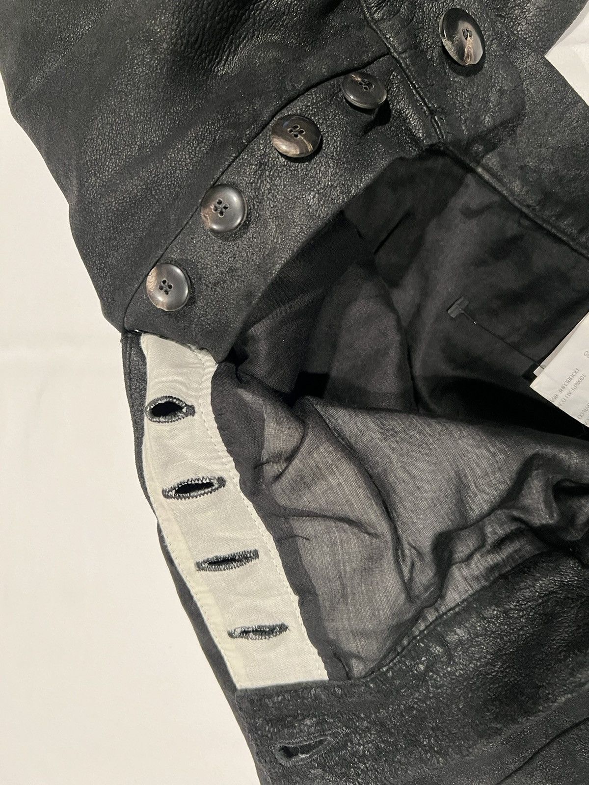 Rick Owens Rick Owens Mens lamb leather pants. XL Size US 35 - 8 Thumbnail