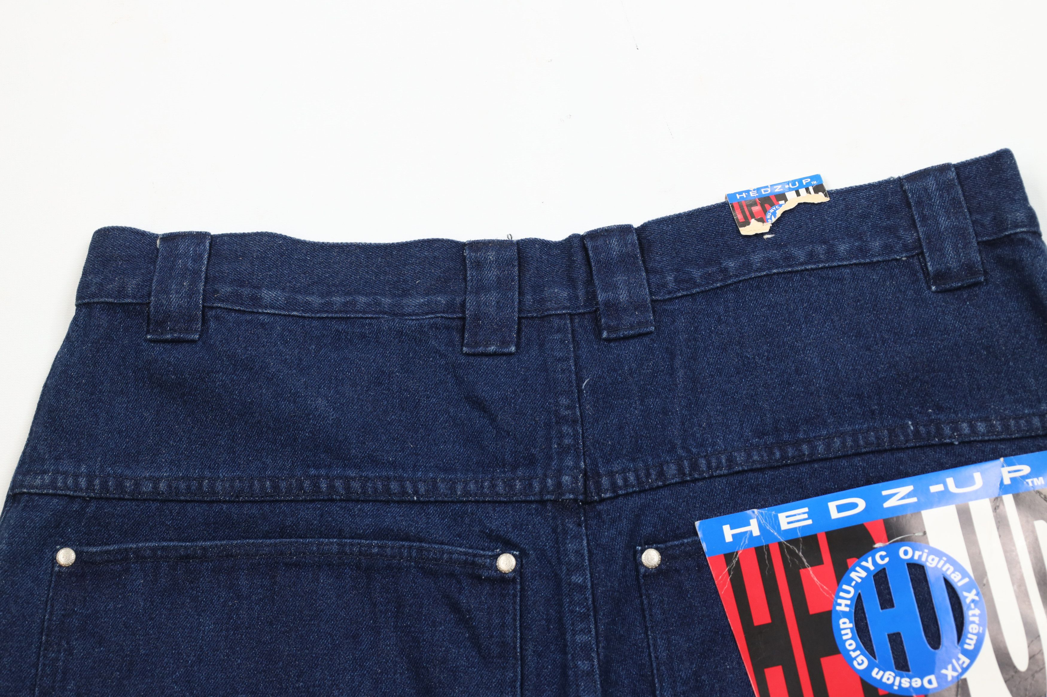 Vintage Deadstock Vintage 90s Streetwear Fit Denim Jean Shorts Blue Size US 40 / EU 56 - 9 Thumbnail
