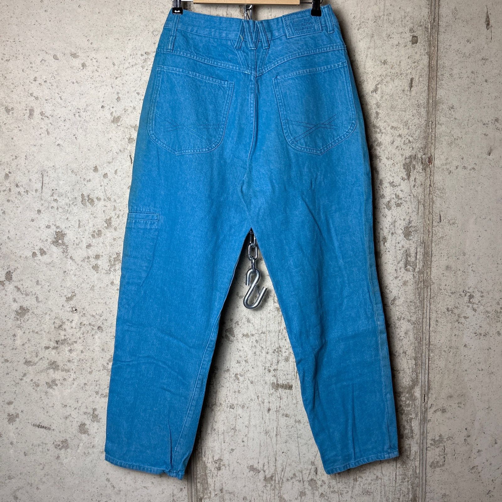 Marithe + Francois Girbaud Girbaud Brand X 34" Blue Straight Fit Cotton Denim Jeans Size US 34 / EU 50 - 2 Thumbnail