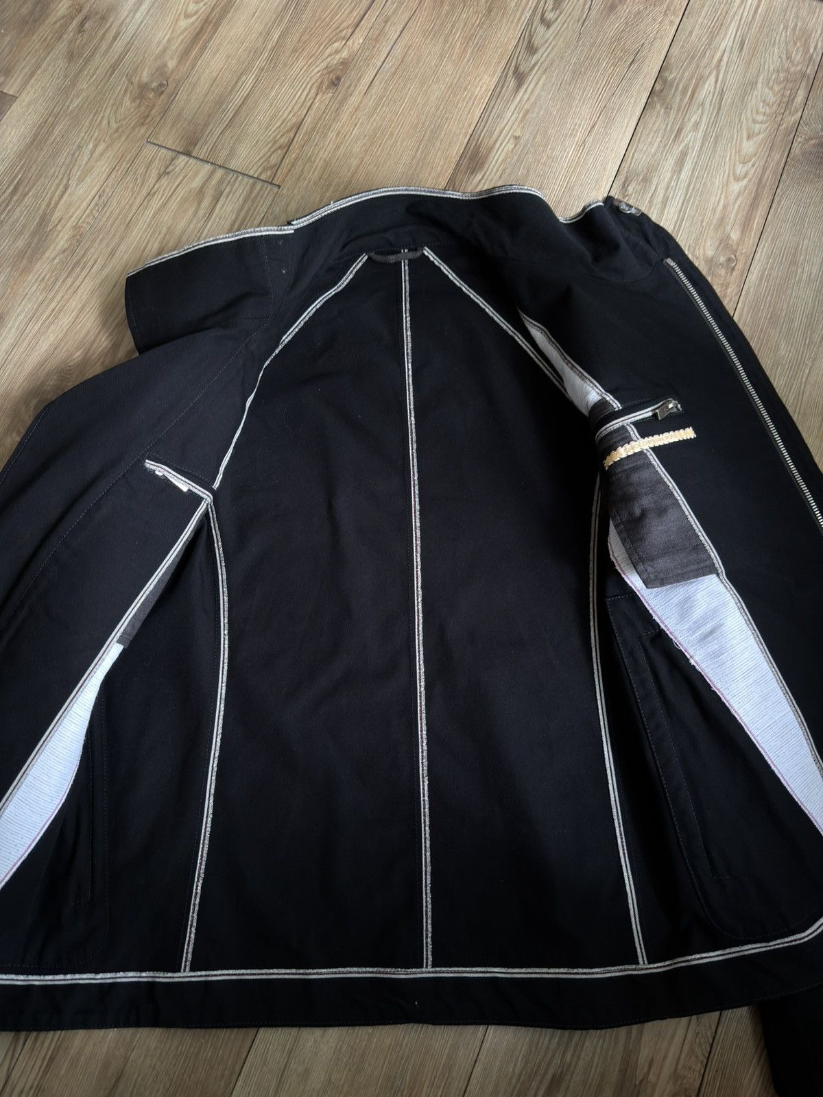 Carol Christian Poell Carol Christian Poell Self Edge Tailored Crossfront Blouson Size US S / EU 44-46 / 1 - 3 Thumbnail