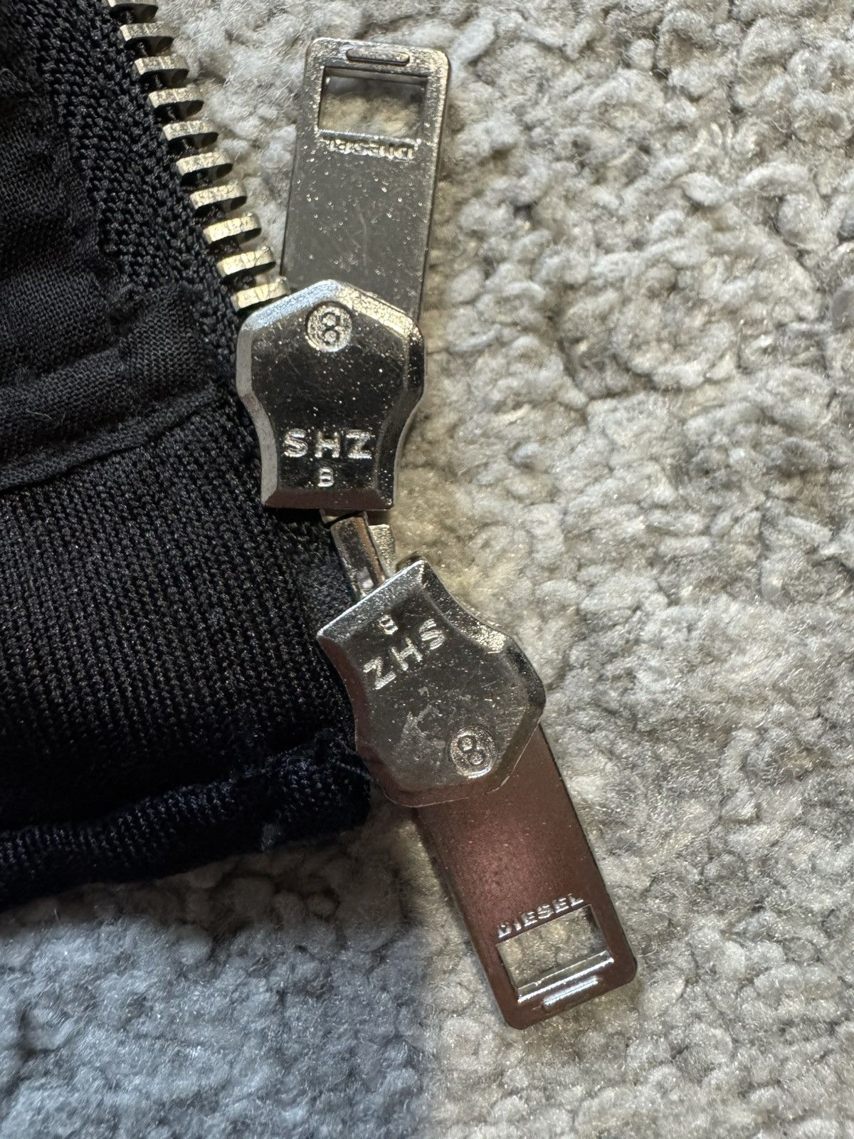 Diesel Basic Diesel superior quality knit double zip sweater Size US L / EU 52-54 / 3 - 12 Thumbnail