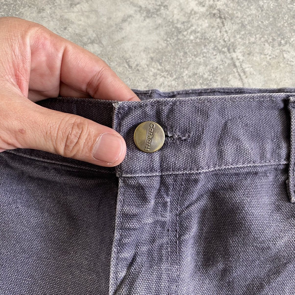 Carhartt Vintage Carhartt Faded Petrol Blue Carpenter Workwear Pants Size US 34 / EU 50 - 8 Thumbnail