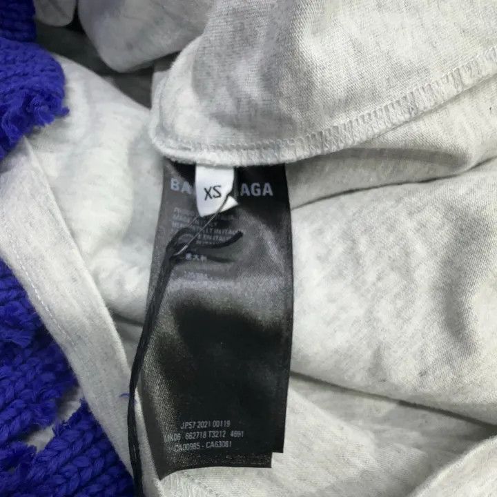 Balenciaga Balenciaga Classic Logo Embroidered Hoodie Sweater 0079-250 Size US XS / EU 42 / 0 - 1 Thumbnail