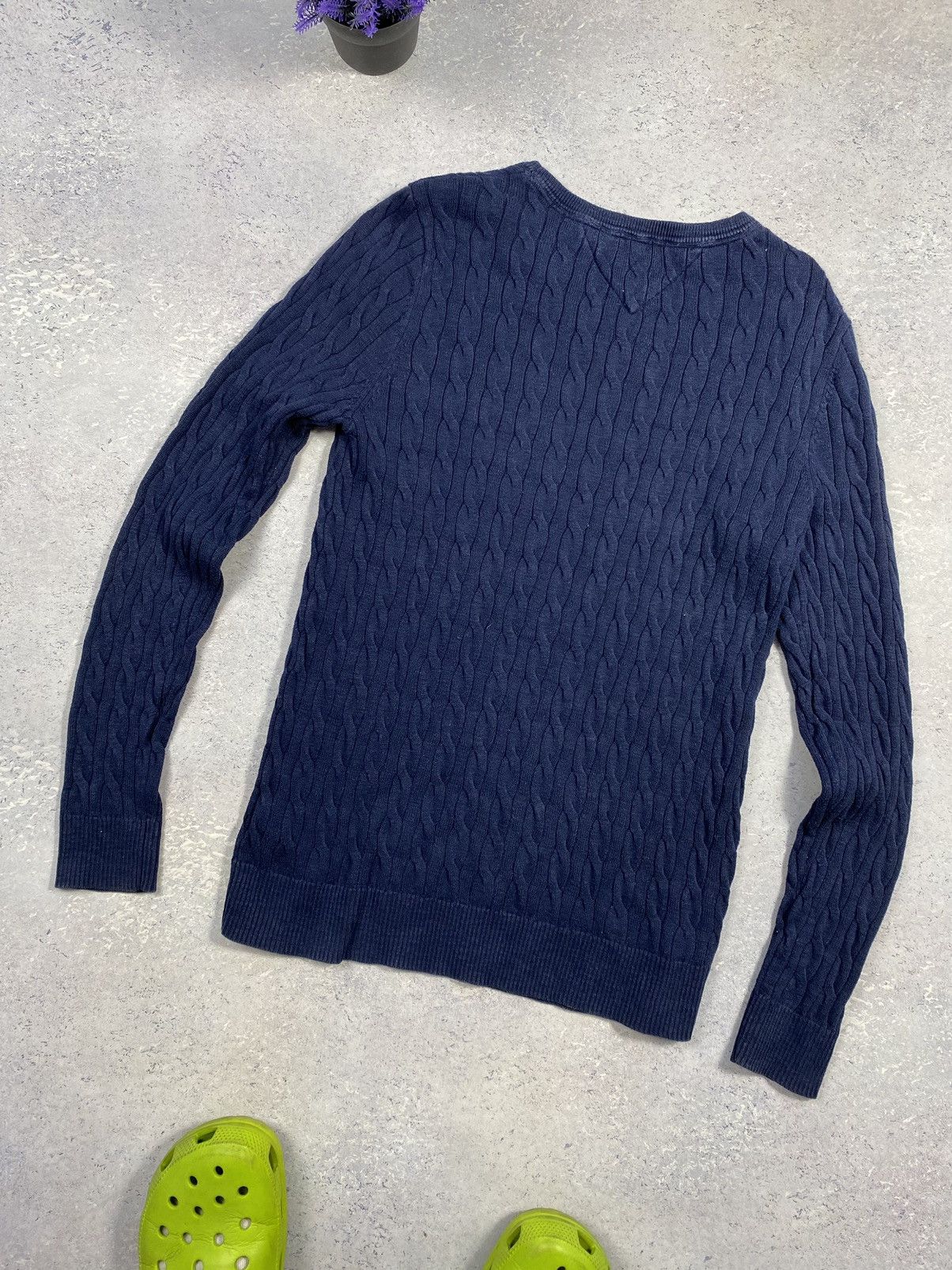 Tommy Hilfiger Tommy Hilfiger Men’s Blue Knitted Sweater Size Large Size US L / EU 52-54 / 3 - 9 Thumbnail