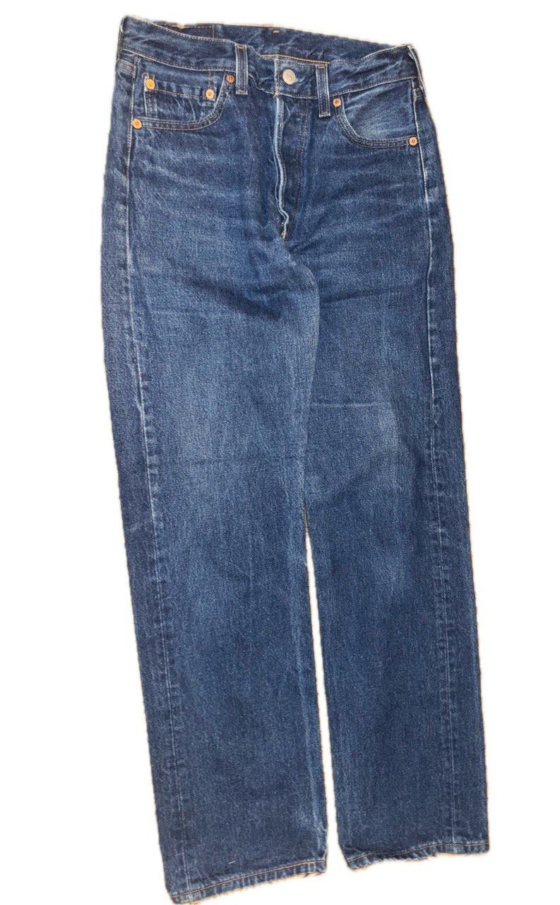 Levi's Vintage Levi's 501 Blue Jeans 80's and 90's Made in USA Size 29" - 3 Thumbnail