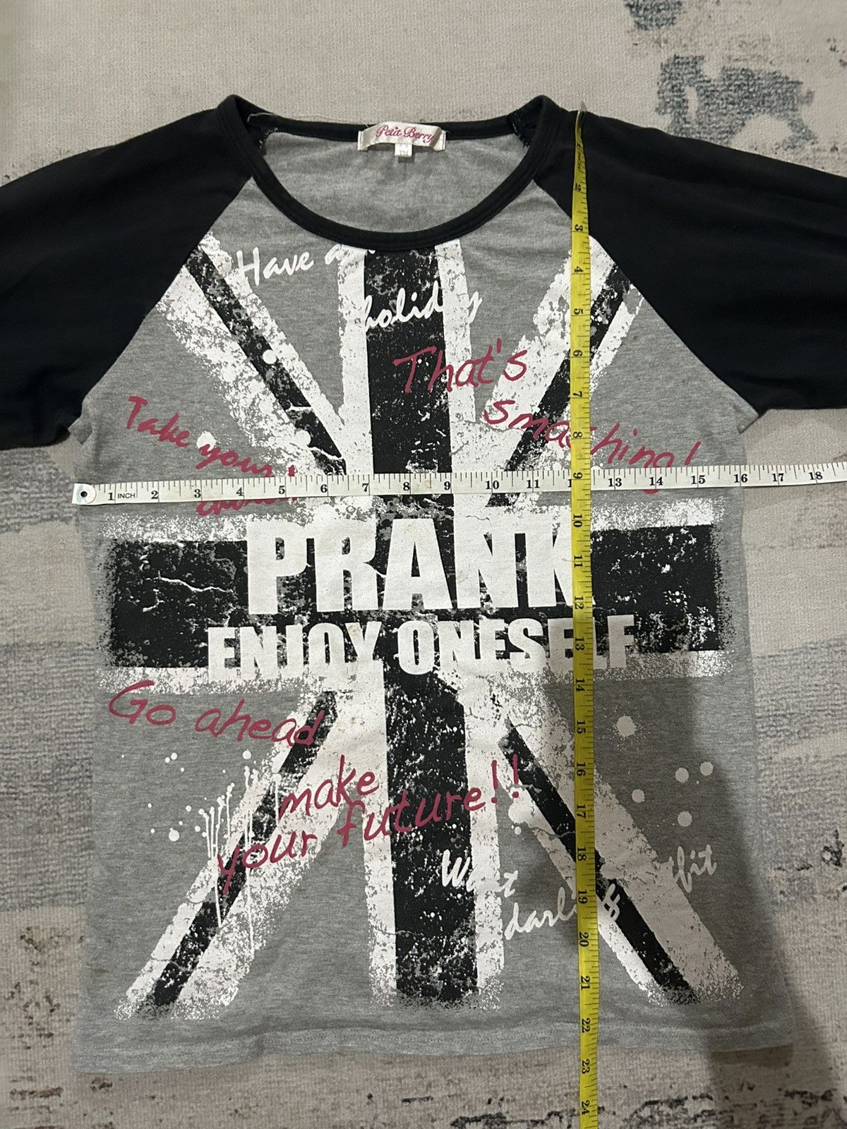 PPFM Vintage Petit Berry poem rock longsleeve Size US XS / EU 42 / 0 - 8 Thumbnail