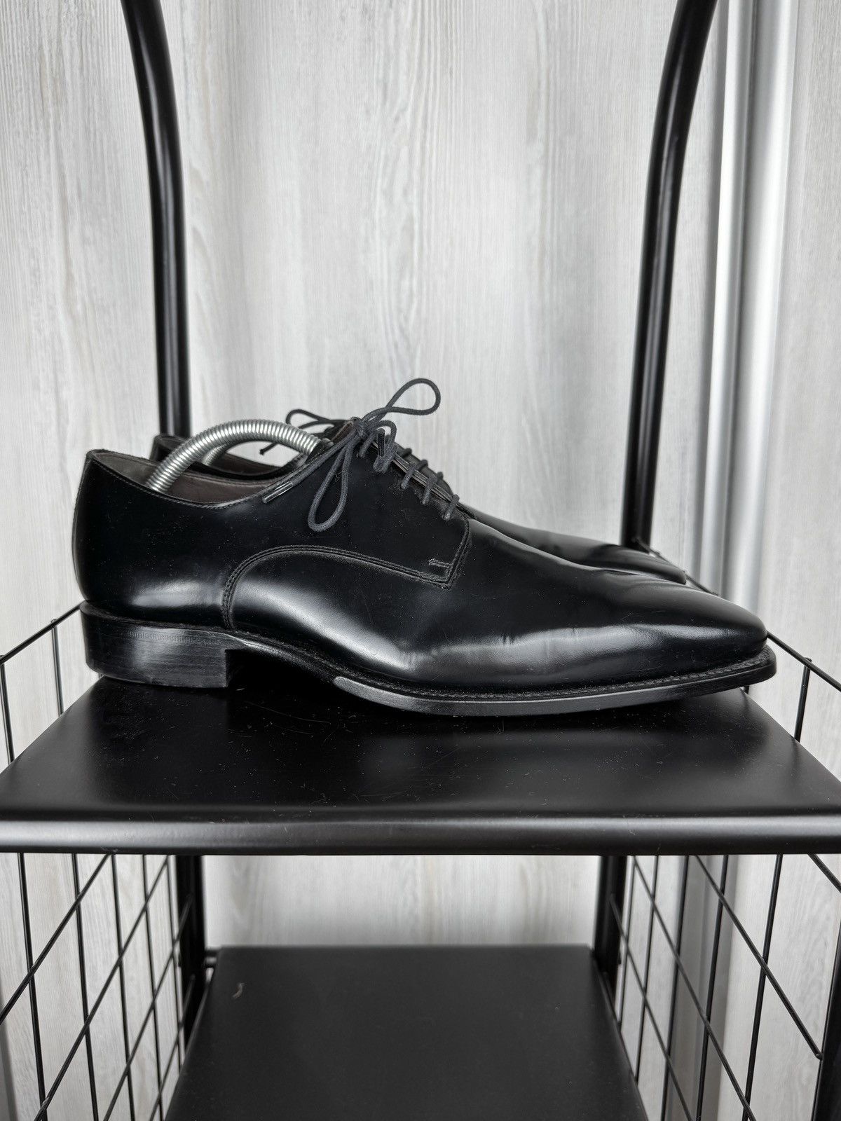 Other Windsor. black leather classic derby formal shoes Size US 10.5 / EU 43-44 - 2 Thumbnail