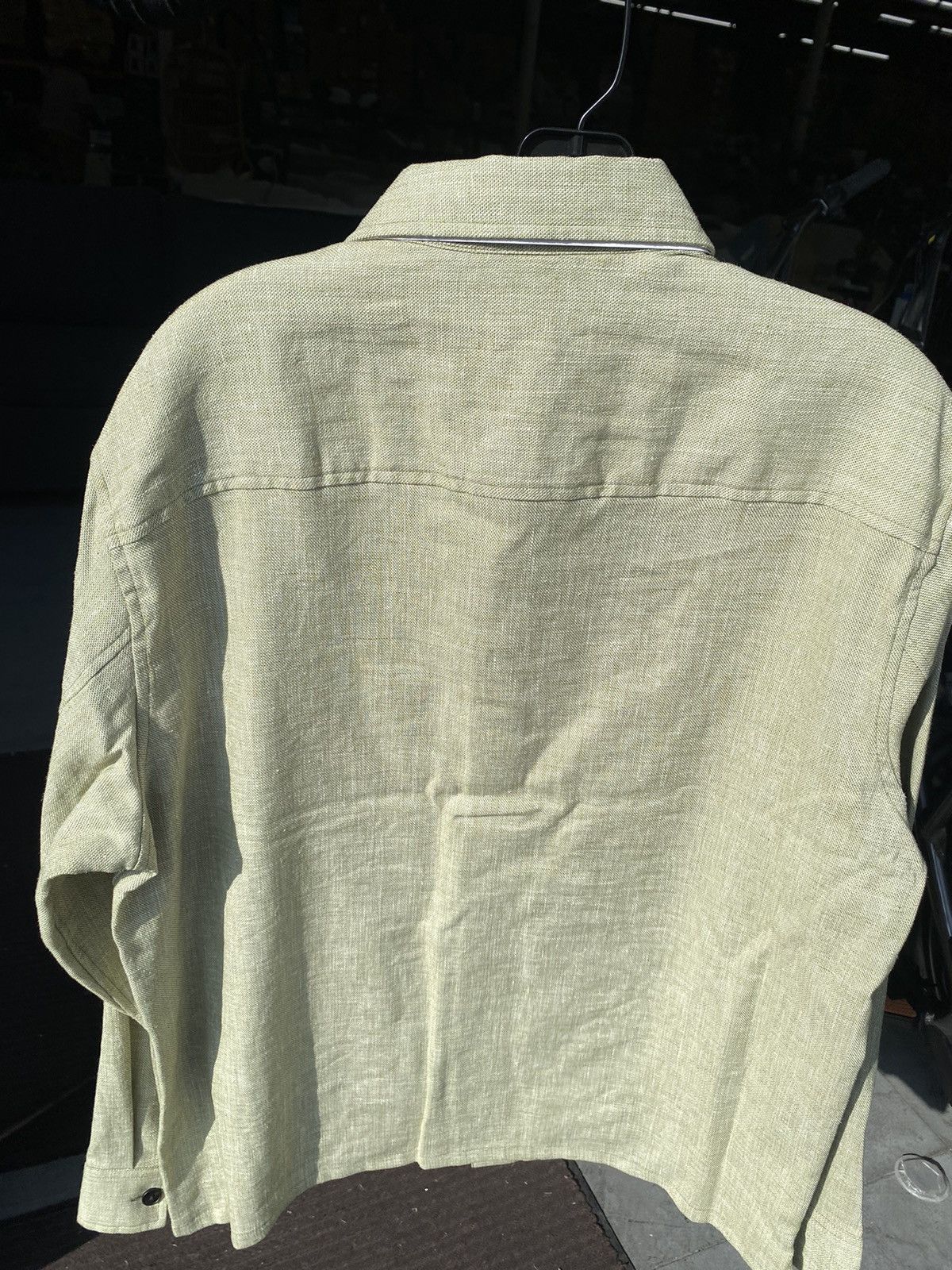 Theory Theory Green Button Up Light Jacket Size US L / EU 52-54 / 3 - 4 Thumbnail