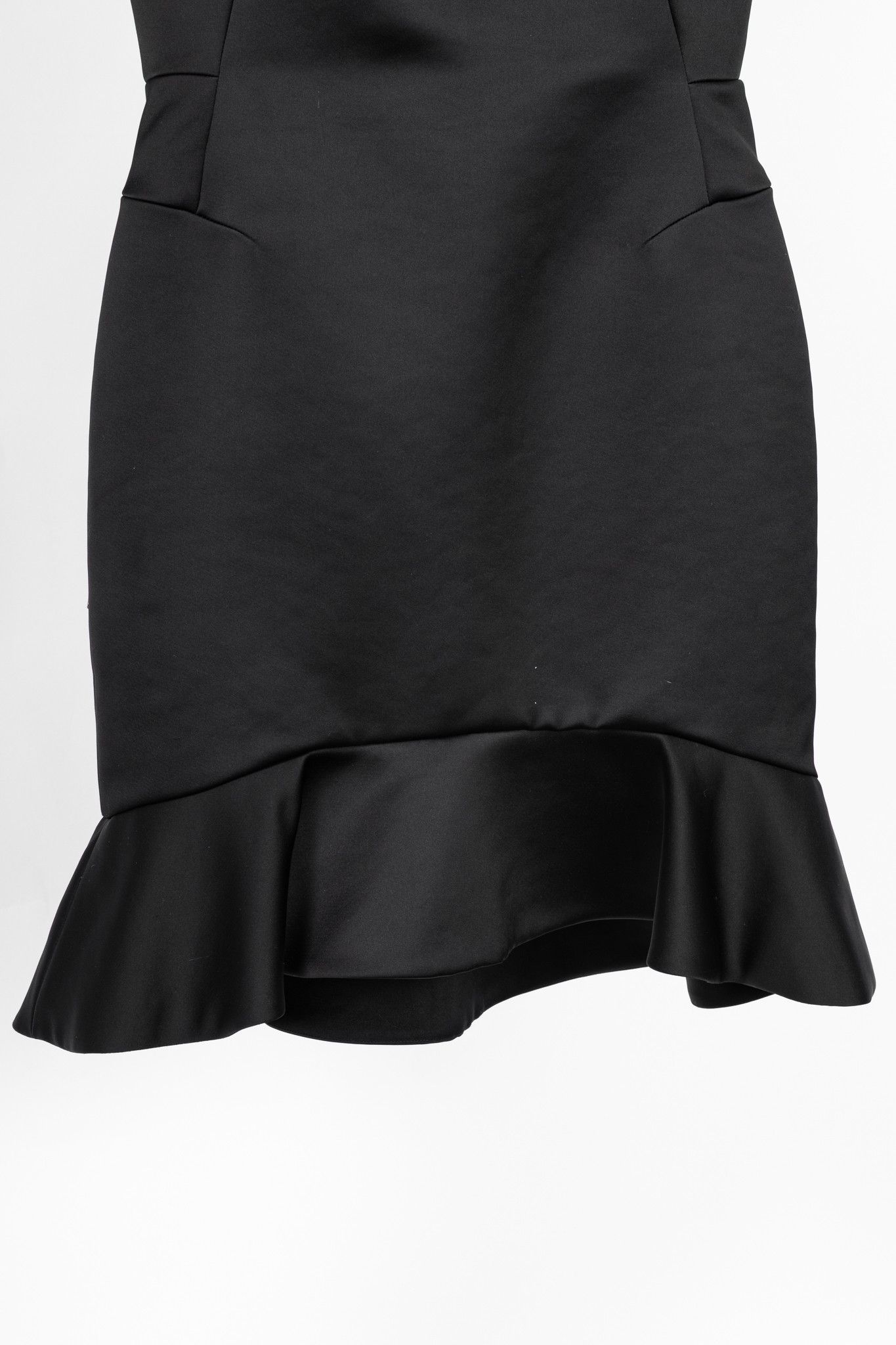 MCQ McQ by Alexander McQueen PF14 Duchess Satin Ruffle Dress Size M / US 6-8 / IT 42-44 - 6 Thumbnail