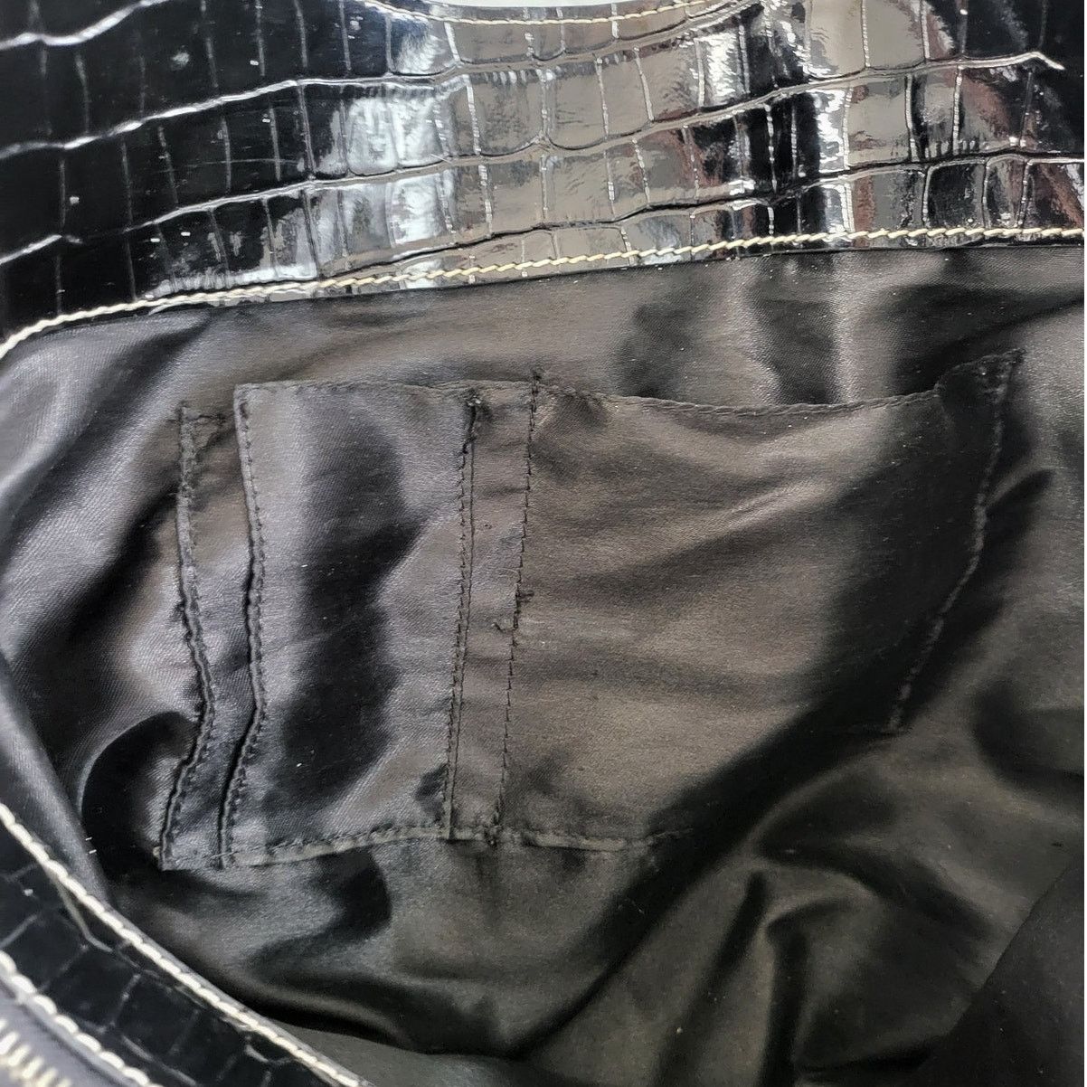 Guess Guess Vintage Black and Silver Large Shoulder Bag Size ONE SIZE - 6 Thumbnail