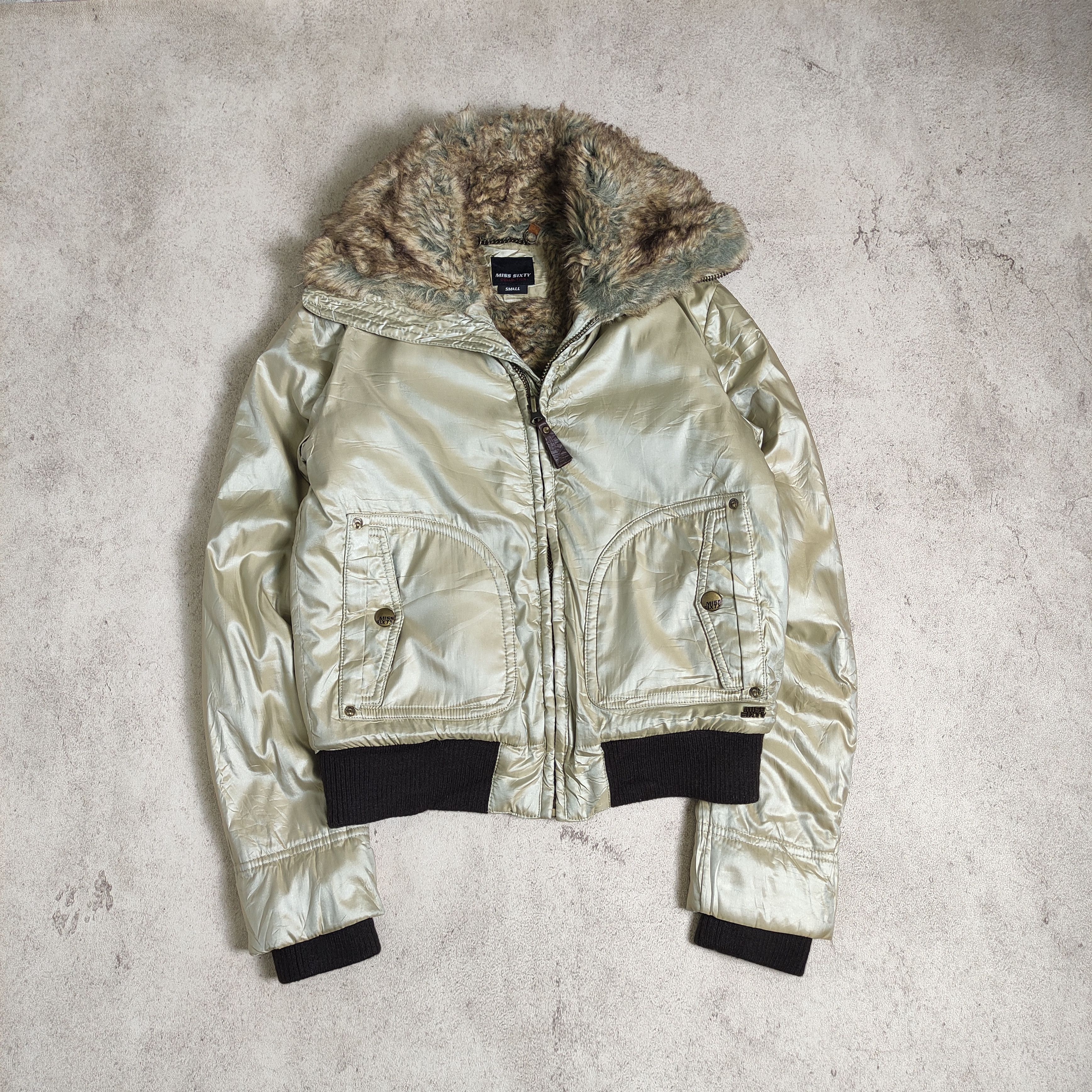 If Six Was Nine × Vintage Miss Sixty Fur Jacket Size US S / EU 44-46 / 1 - 2 Thumbnail
