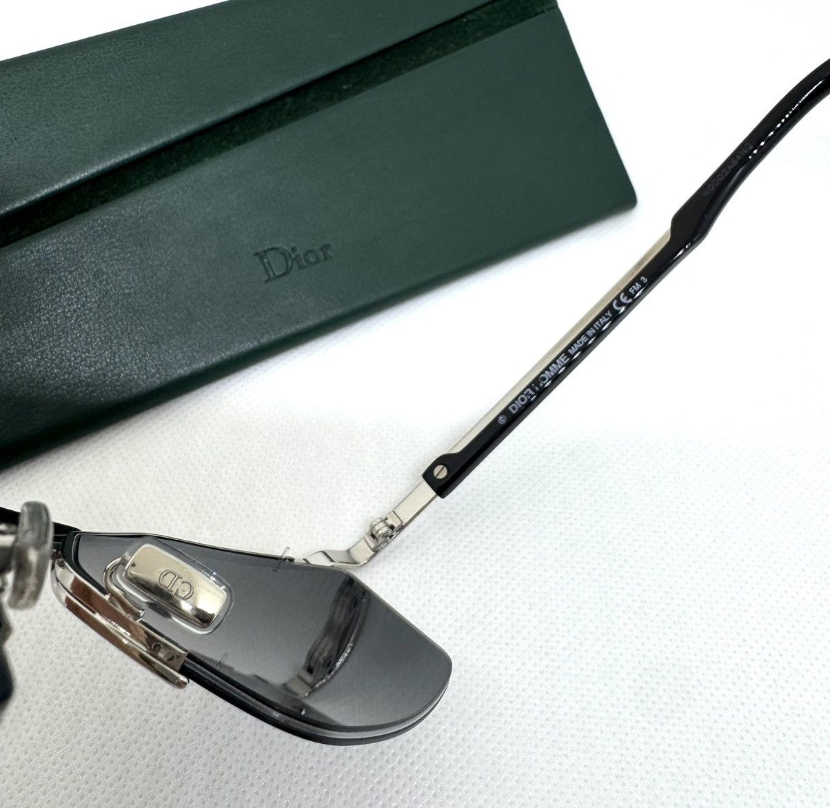 Dior Dior Psychodelic Sunglasses Black/Silver (84JIR) Size ONE SIZE - 9 Thumbnail